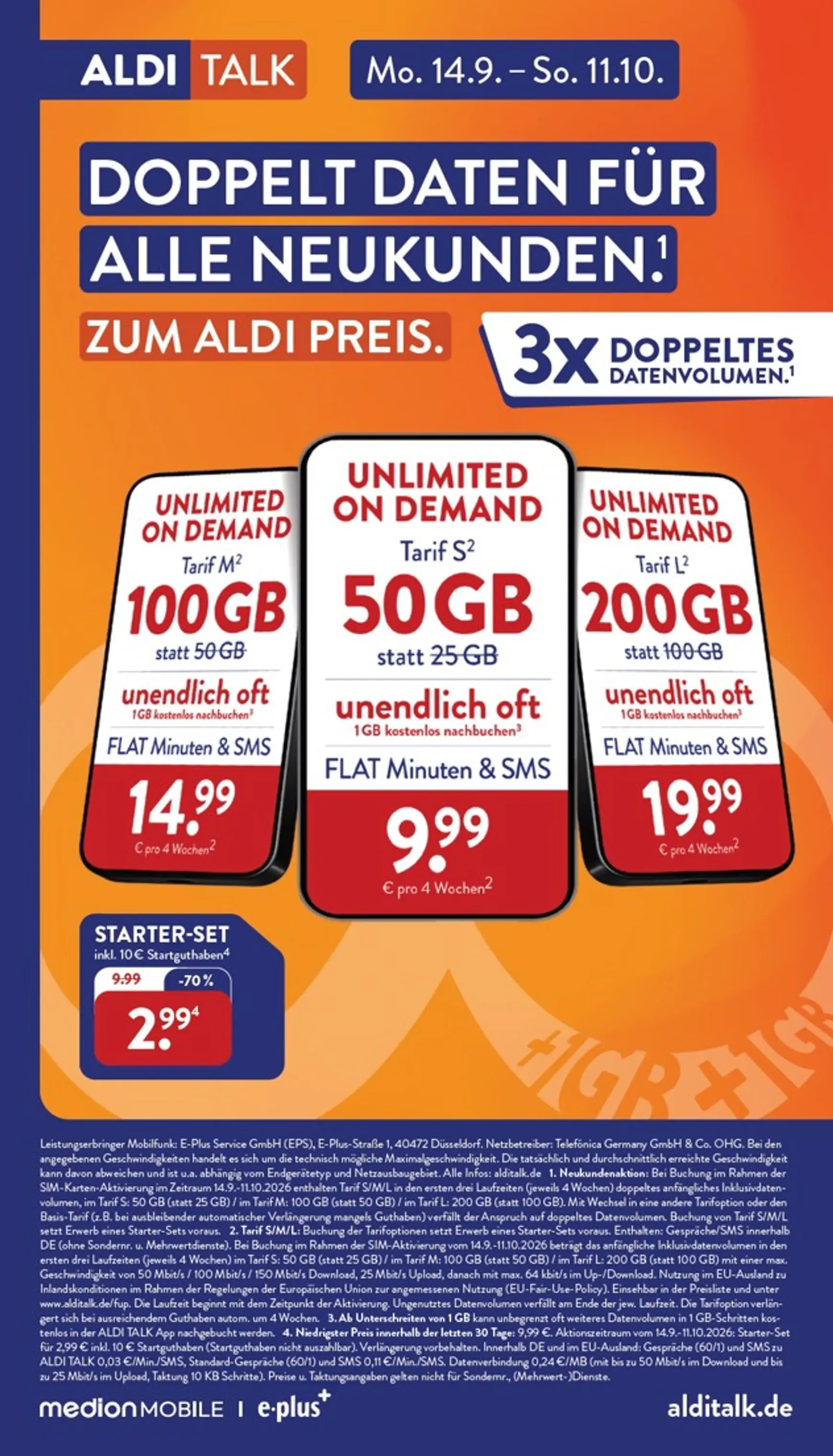 Gutes für alle. Zum ALDI Preis. von 21. September bis 26. September 2026 - Prospekt seite 39