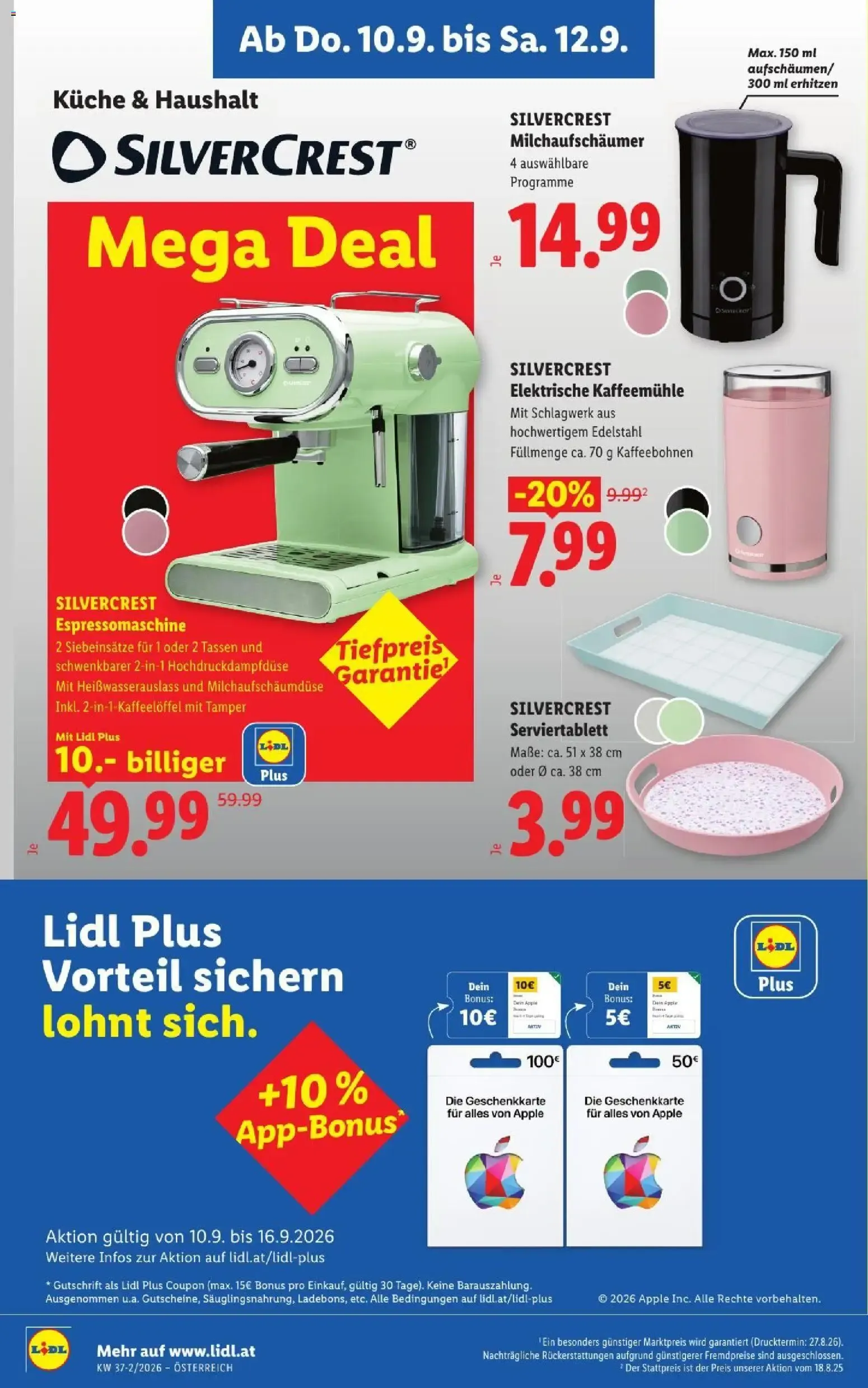 Lidl - Flugblatt ab 10.09.2026 - Angebote ab donnerstag von 10. September bis 12. September 2026 - Flugblätt seite  26