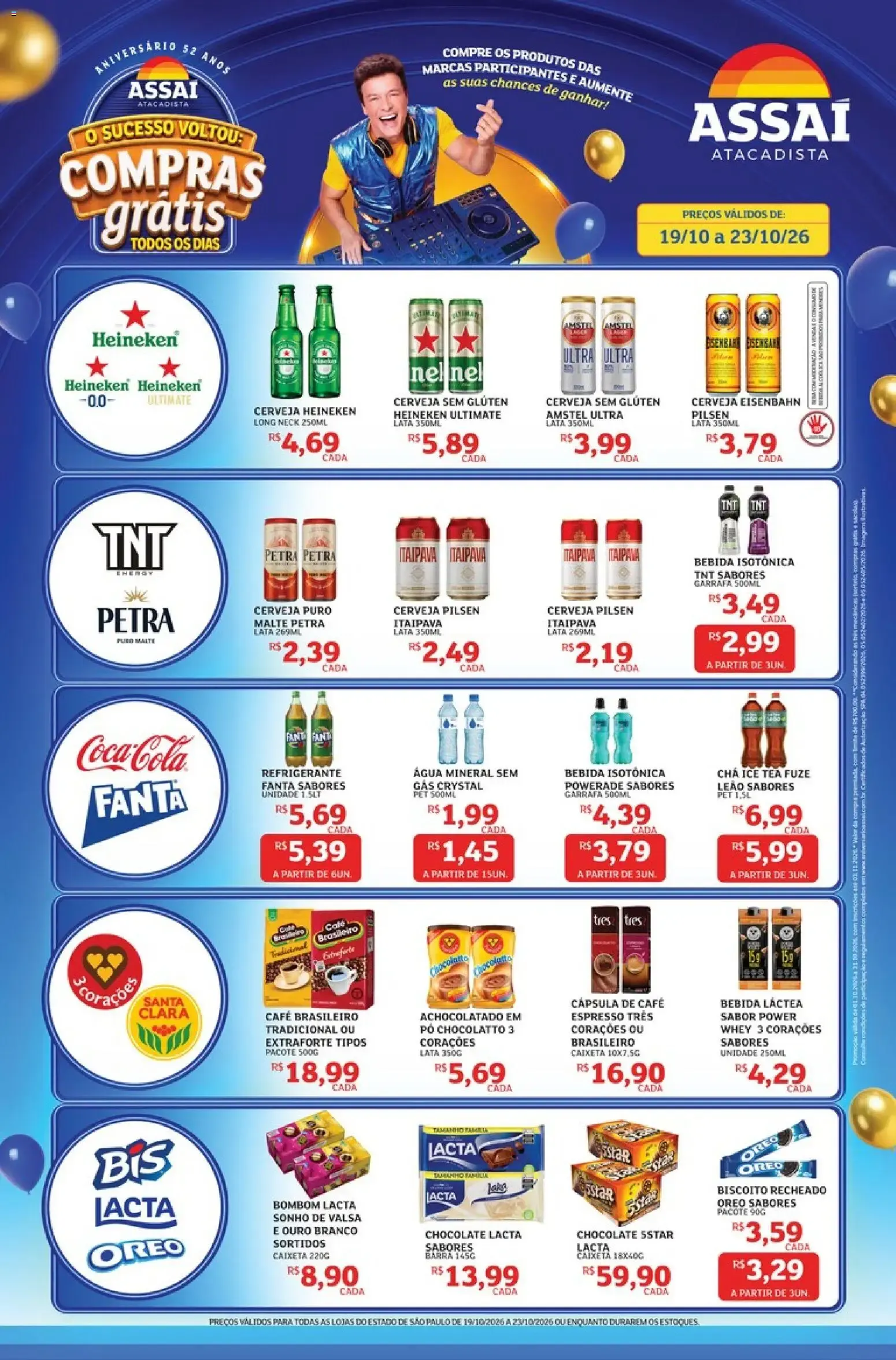 Encarte de Assaí Atacadista ofertas - SP de 19/10/2026 | Promoções Online 19 de outubro até 23 de outubro 2026 - Pagina 1