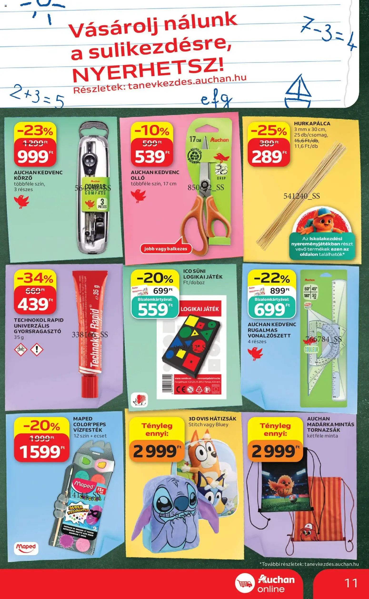 Katalógus Auchan Szupermarket akciós újság - 2026.07.30. -tól/töl > akció, lapozható szórólap 🛍️ július 30.-tól augusztus 5.-ig 2026. - Oldal 11