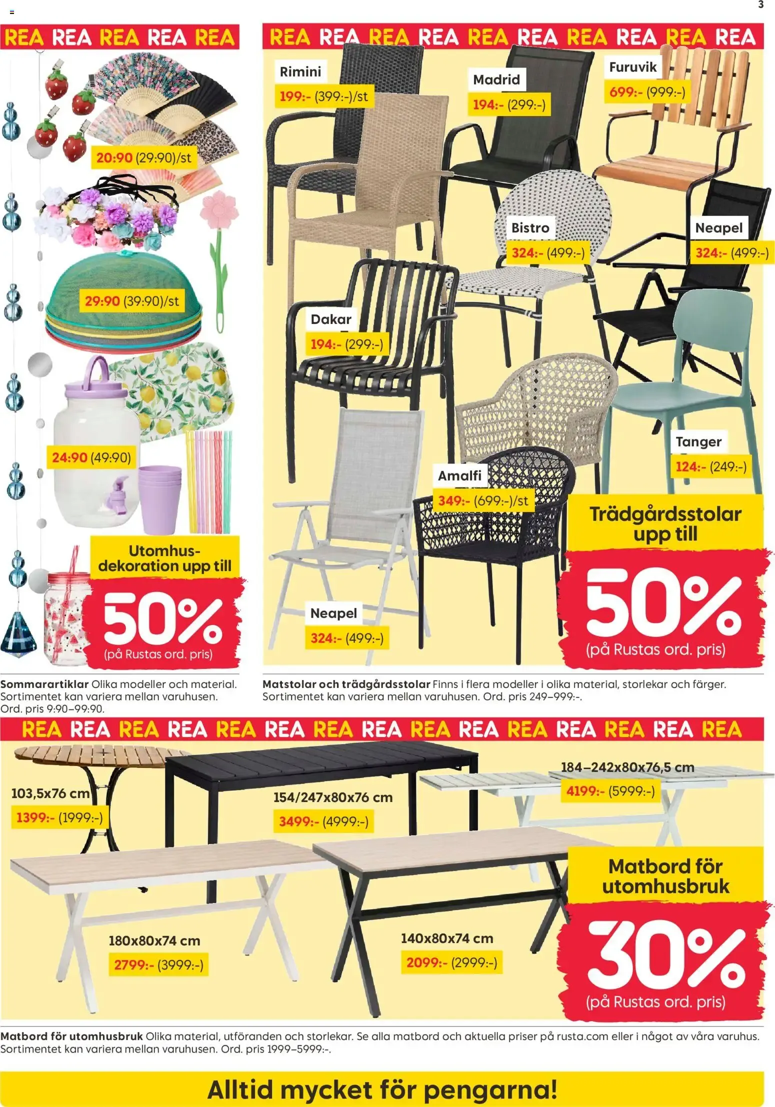 Rusta erbjudanden från 29/06/2026 - 05/07/2026 > Reklamblad nuvarande rabatter från 29 juni till 5 juli 2026 - Reklamblad sidor 3