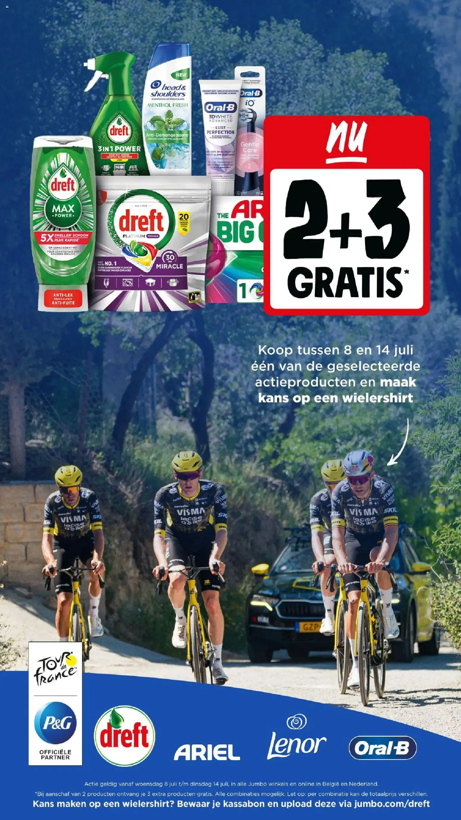 Jumbo: Campina Langlekker 2+3 GRATIS - Nóg meer voorraad pakken van 8 juli tot 14 juli 2026 - Folder pagina 35