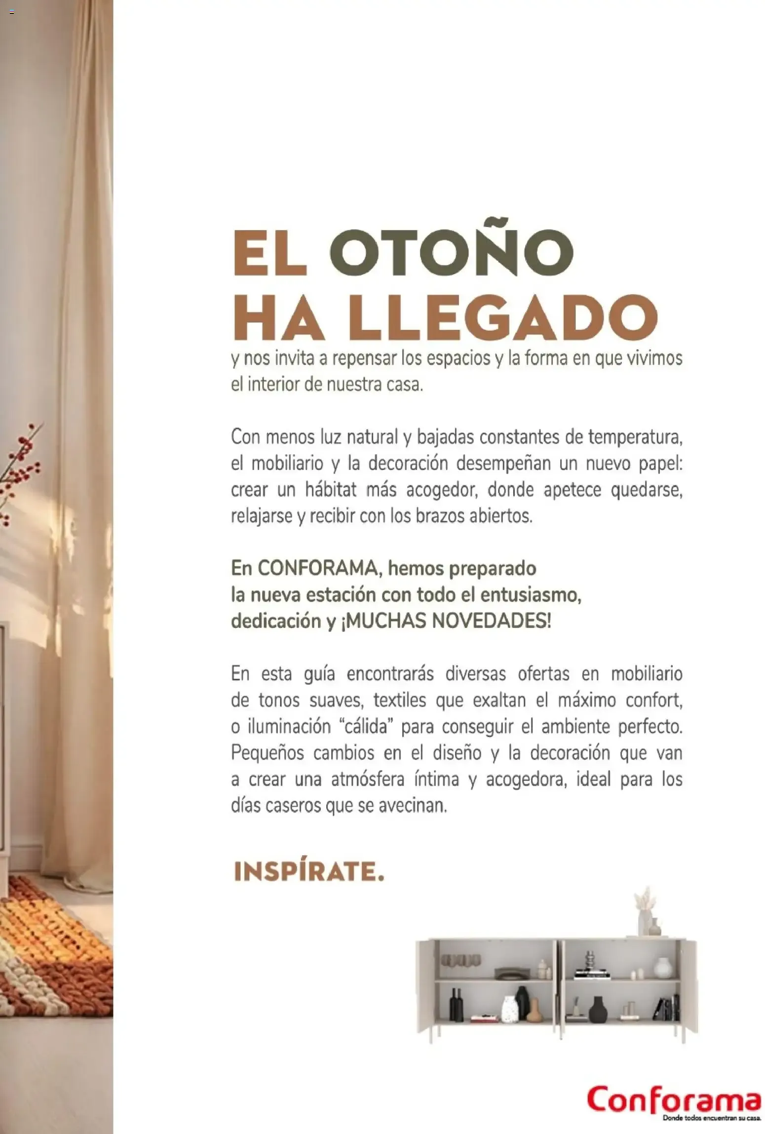 Catálogo de Conforama Otoño Trend 2026 30 de septiembre al 31 de diciembre 2026 - Página 3