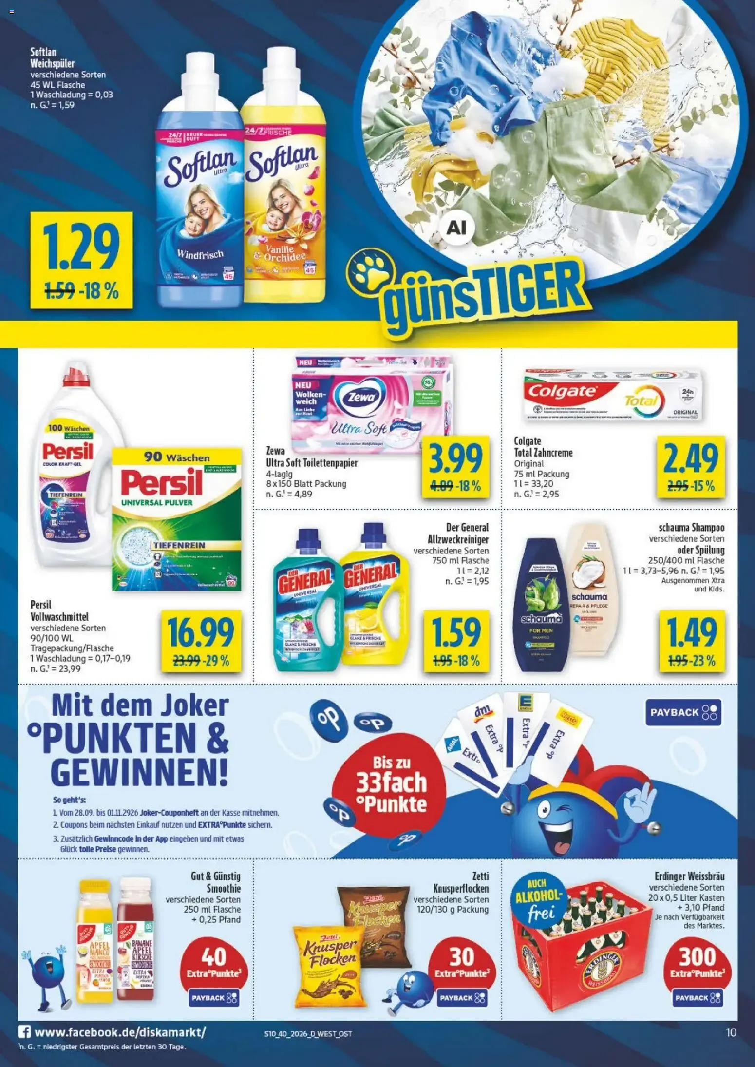 Diska: alles an deinem ort. günSTIGER von 28. September bis 2. Oktober 2026 - Prospekt seite 10