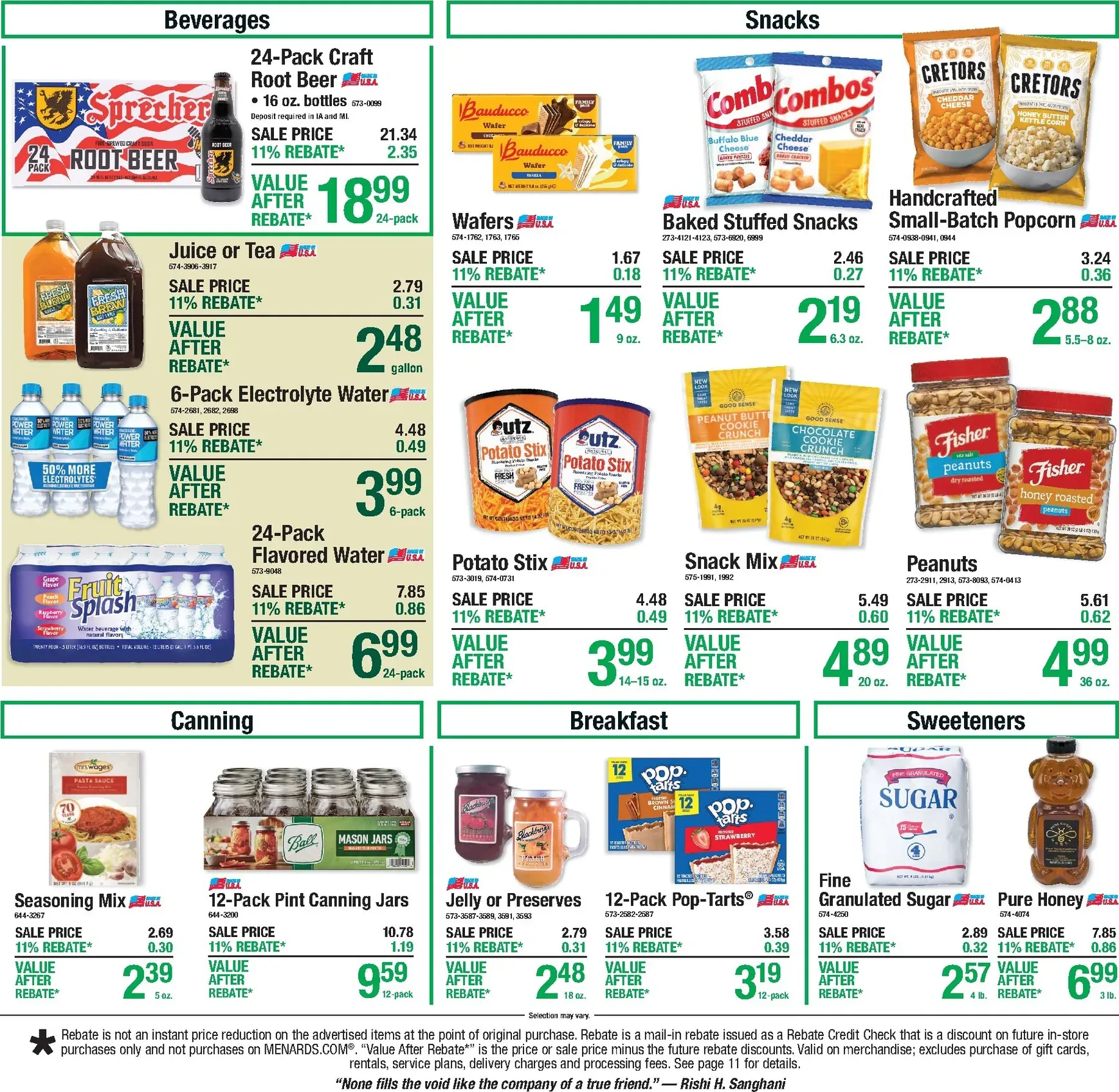 Weekly ad Menards - 11% Rebate on Everything! from August 6 to August 16 2026 - Page 3