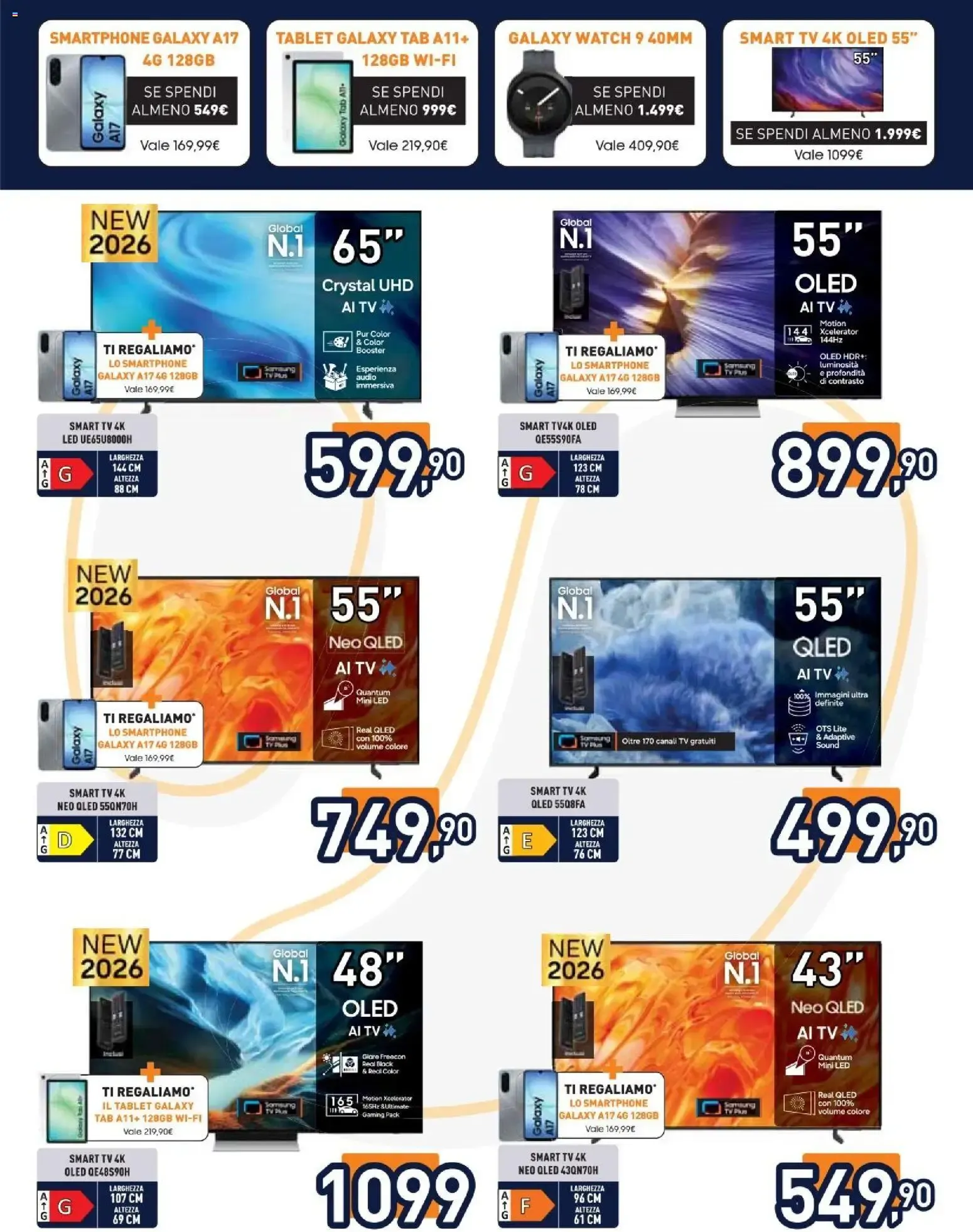 SAMSUNG REGALA SAMSUNG da 7 settembre a 13 settembre di 2026 - Pagina del volantino 9