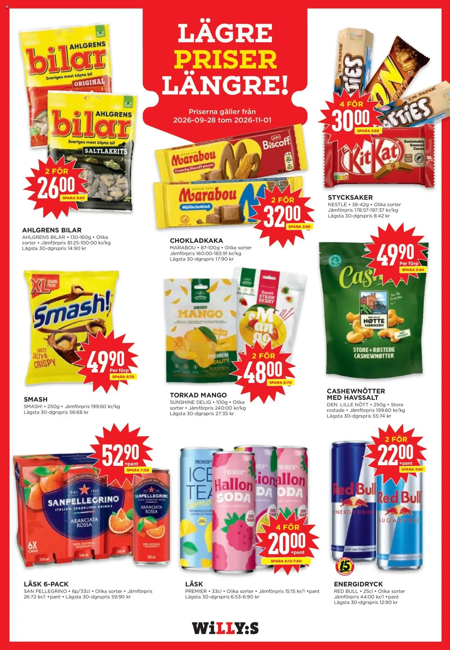 Willys: Massa gott till bra priser. från 5 oktober till 11 oktober 2026 - Reklamblad sidor 11