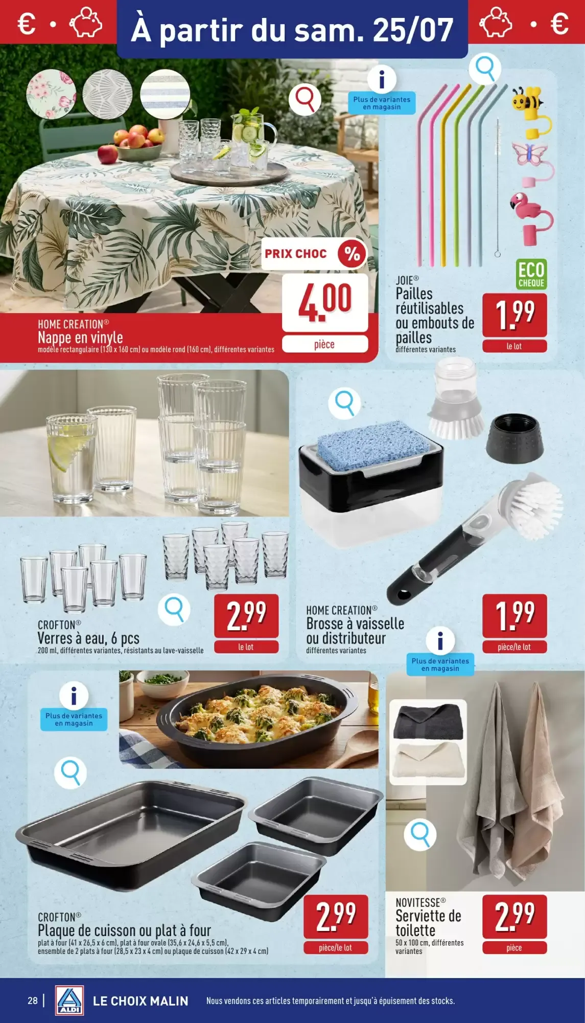 ALDI Dépliant 20/07 - 25/07 van 20 juli tot 25 juli 2026 - folder pagina 28