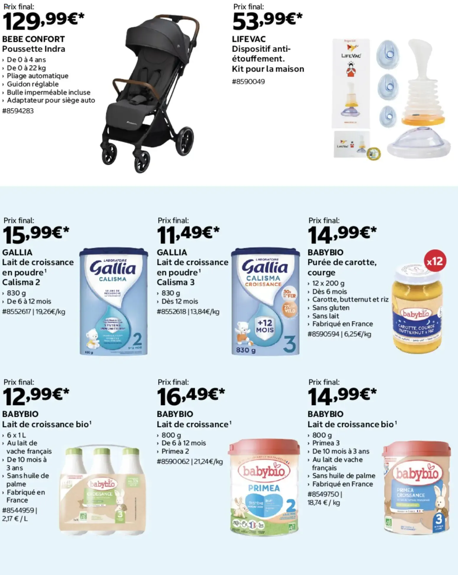 Costco catalogue tout pour votre bébé à partir du 19/08/2026 - promo en ligne du 19 août au 23 août 2026 - Catalogue page 2
