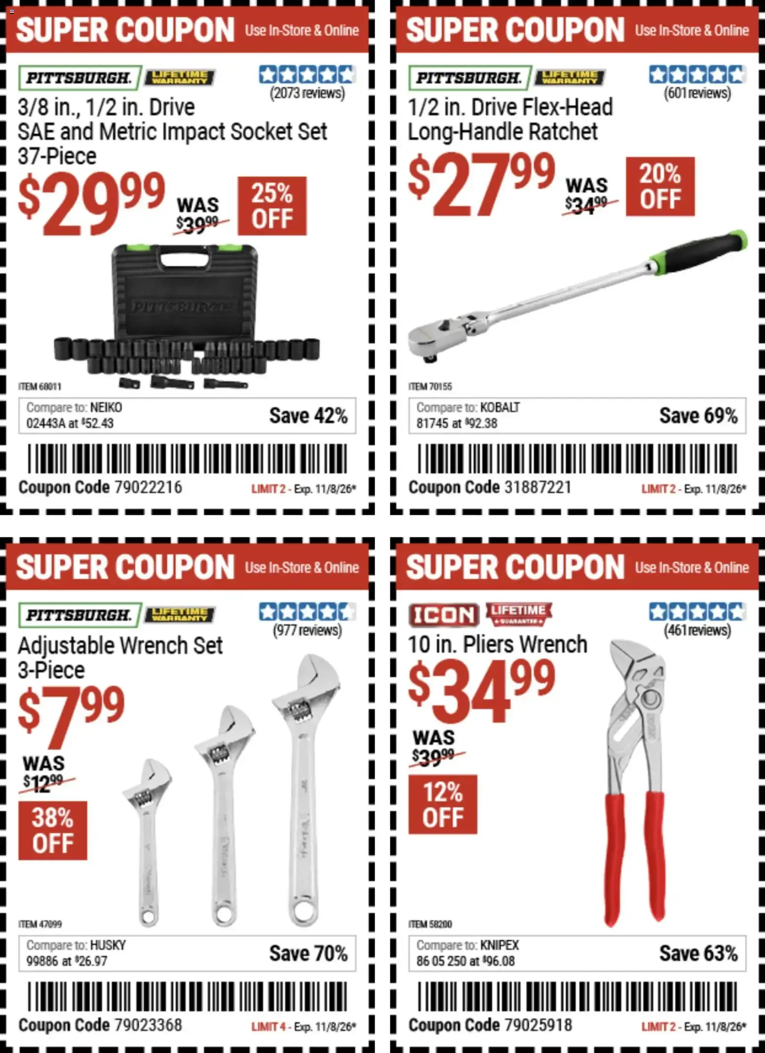 Weekly ad Harbor Freight Weekly Ad (10/26 - 11/08 2026) - Flyer from October 26 to November 8 2026 - Page 13