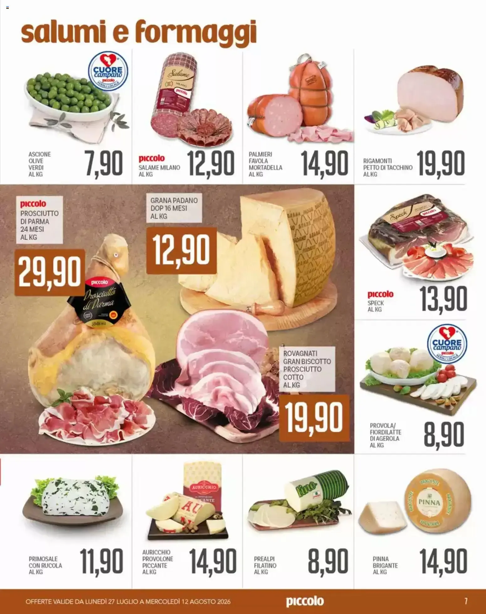 Piccolo volantino dal 27/07/2026 - online Offerte da 27 luglio a 12 agosto di 2026 - Pagina del volantino 7
