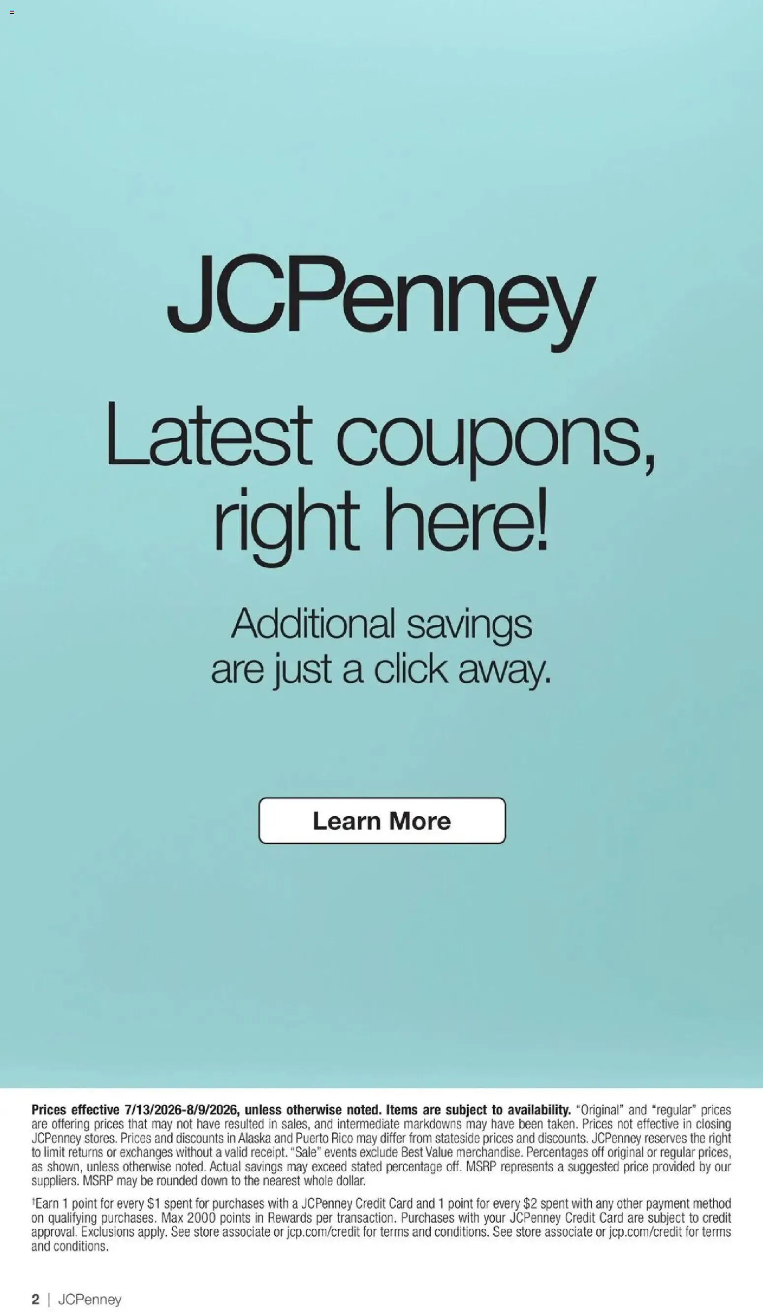 Weekly ad JCPenney Weekly Ad from 07/13/2026 - Flyer from July 13 to August 9 2026 - Page 41