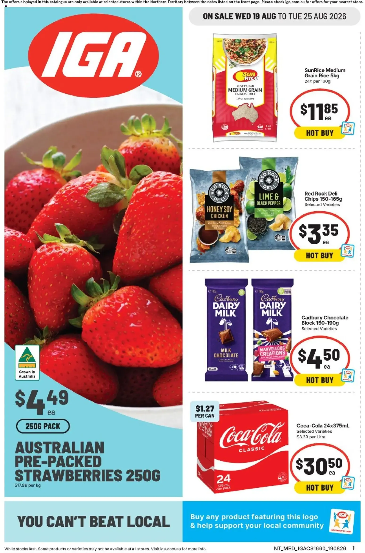 IGA catalogue valid from 19/08/2026 > Online Australia - Catalogue valid from 19 August to 25 August 2026 - page 1