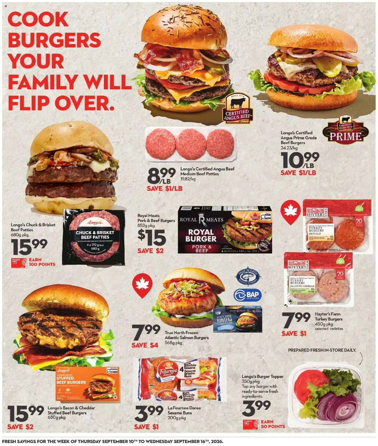 Longo's weekly flyer / circulaire from Sep 10, 2026 > weekly specials & deals from September 10 to September 16 2026 - flyer page 15