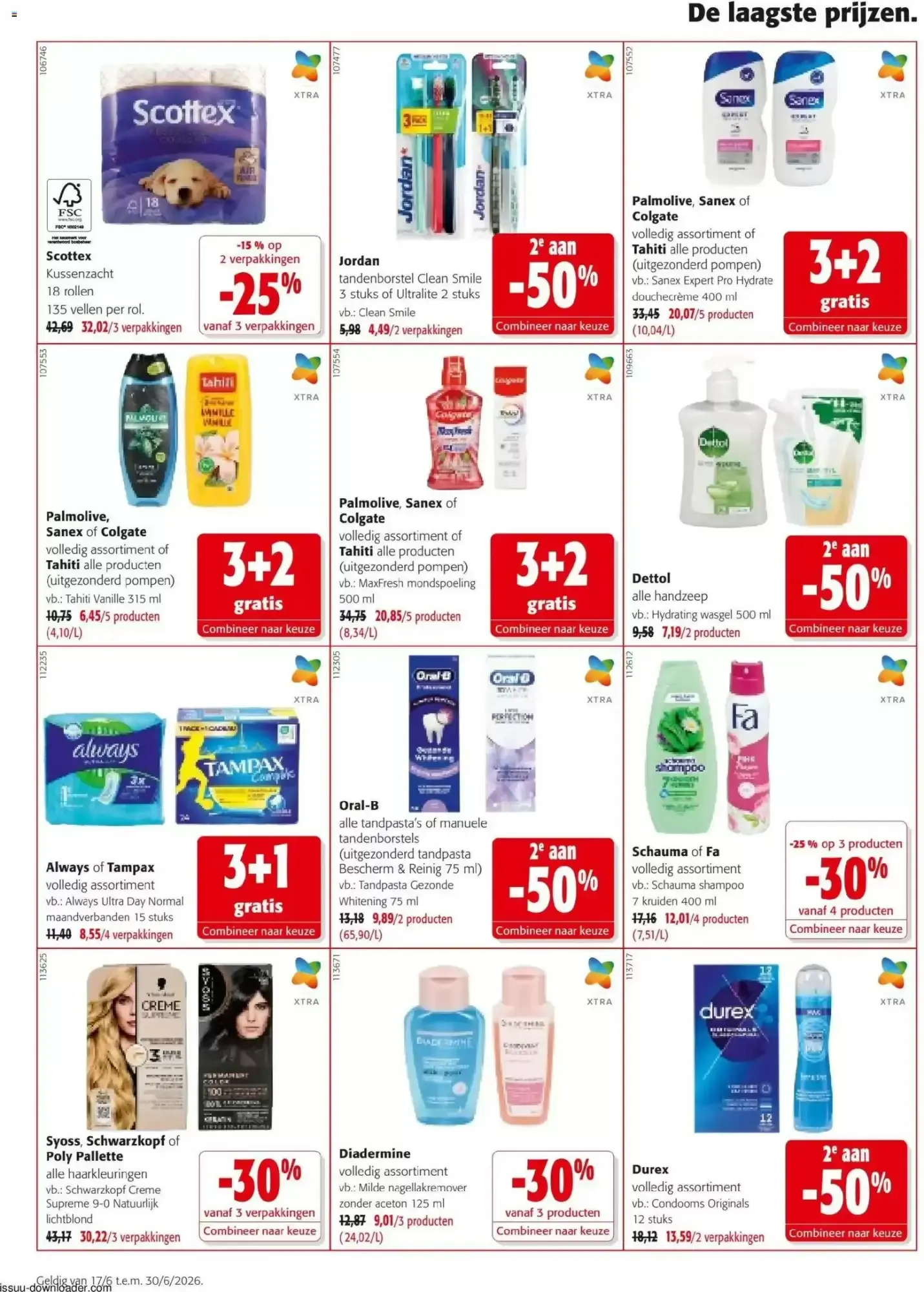 Alle acties van 17 juni tot 30 juni 2026 - folder pagina 16