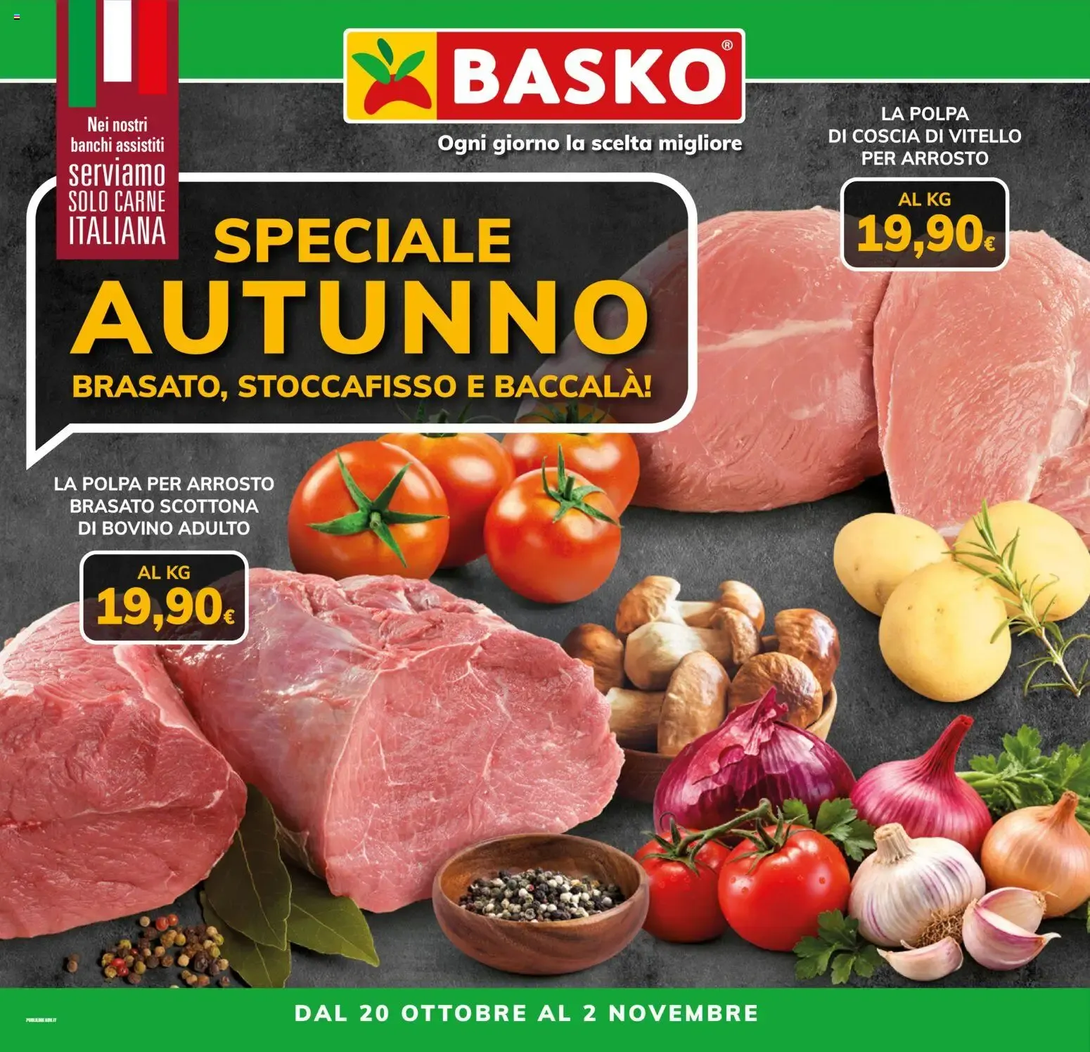 Basko Speciale Autunno da 20 ottobre a 2 novembre di 2026 - Pagina del volantino 1