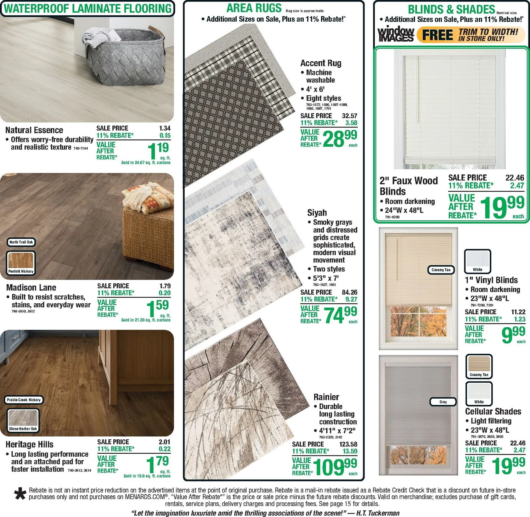 Weekly ad Current Menards - 11% Rebate* Sale leaflet valid from Thursday 10/01/2026 to Sunday 10/11/2026 from October 1 to October 11 2026 - Page 17