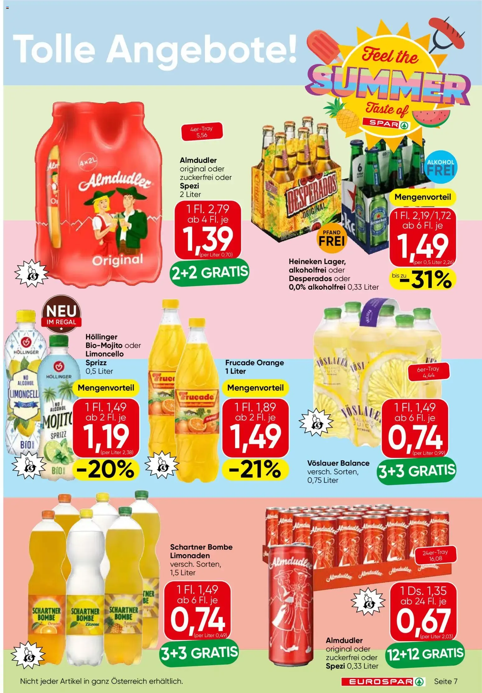 Eurospar Flugblatt von 30.07.2026 - Aktuelle Angebote von 30. Juli bis 12. August 2026 - Flugblätt seite 7