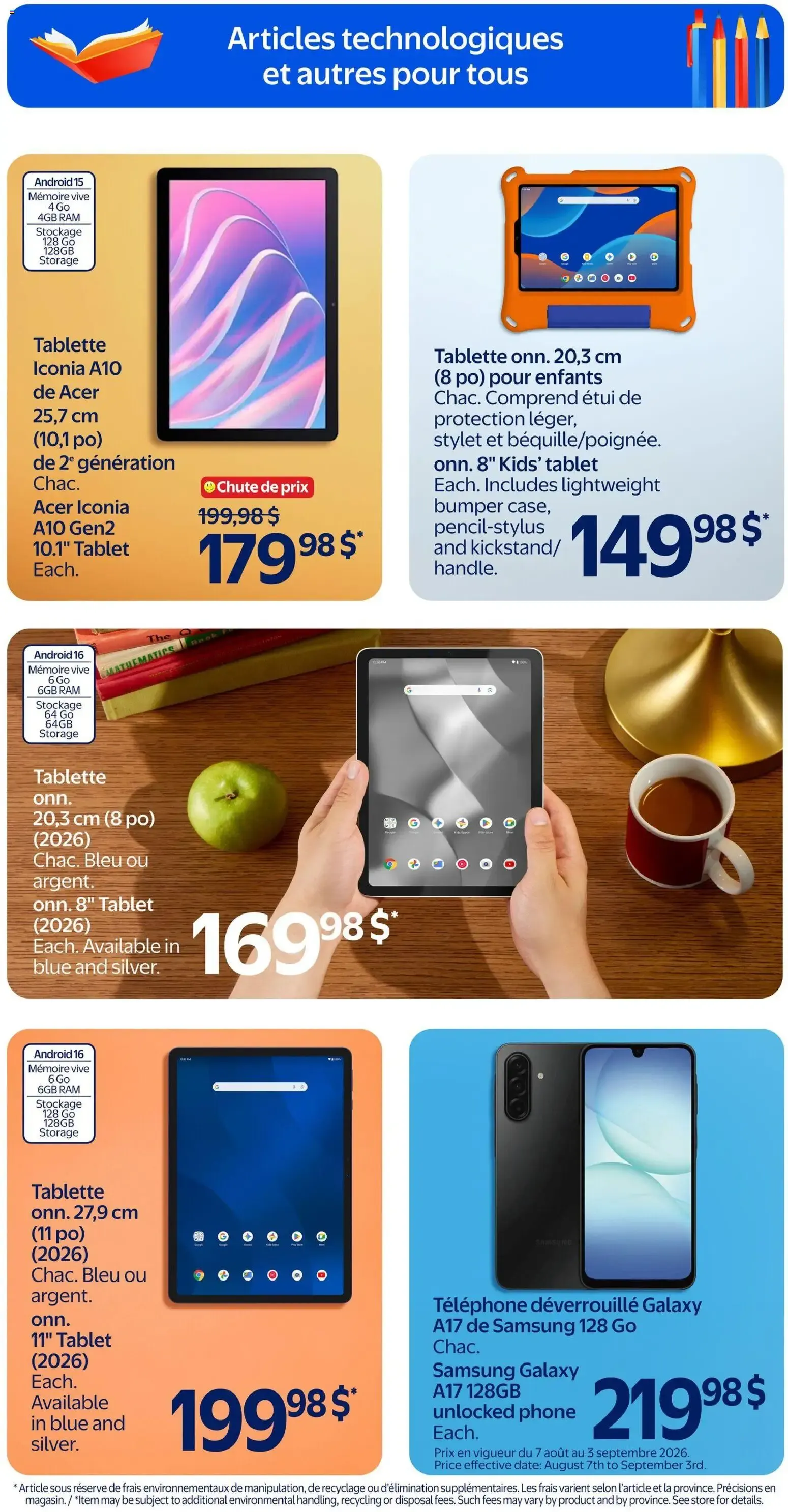 Walmart: Économisez plus. Vivez mieux. y La rentrée des classes. from August 27 to September 2 2026 - flyer page 21