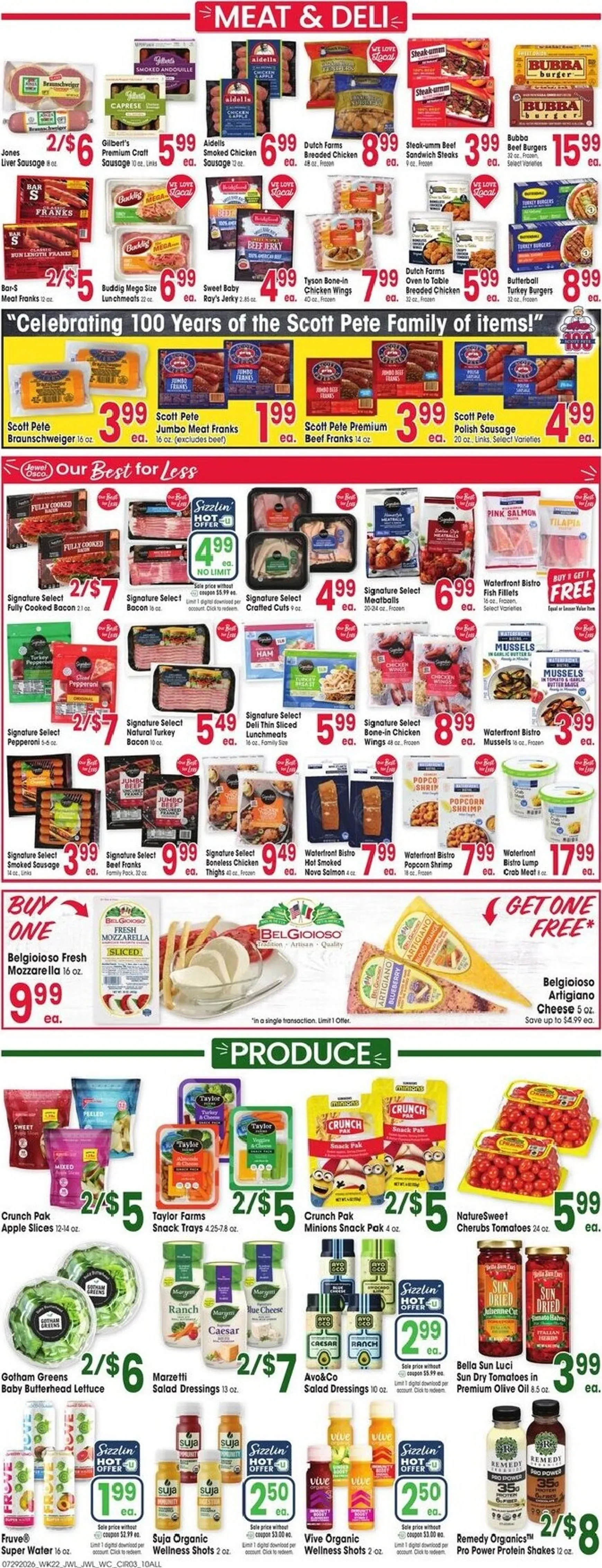 Weekly ad Current Jewel-Osco leaflet valid from Wednesday 07/29/2026 to Tuesday 08/04/2026 from July 29 to August 4 2026 - Page 3