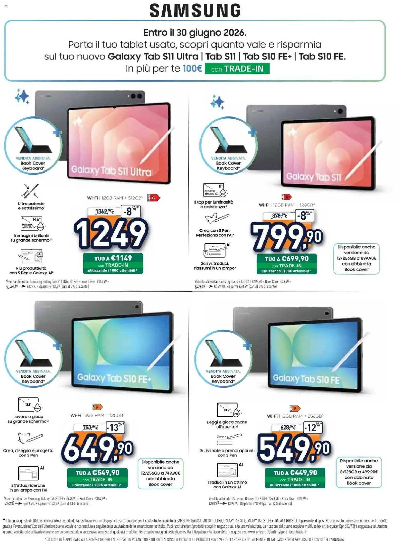 Unieuro Summer Black Friday da 26 giugno a 30 giugno di 2026 - Pagina del volantino 37