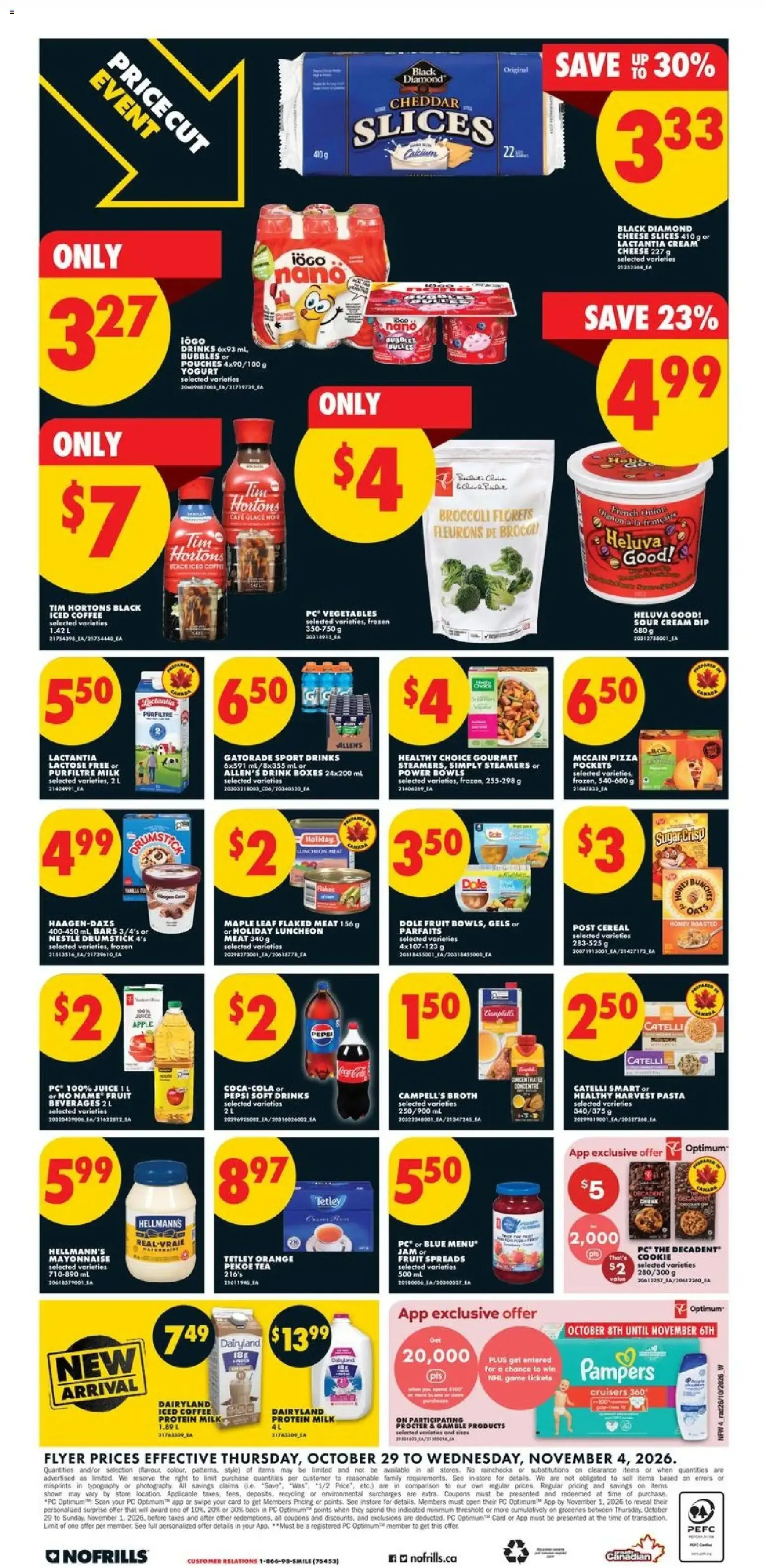 No Frills Flyer Prices Effective from October 29 to November 4 2026 - flyer page 4