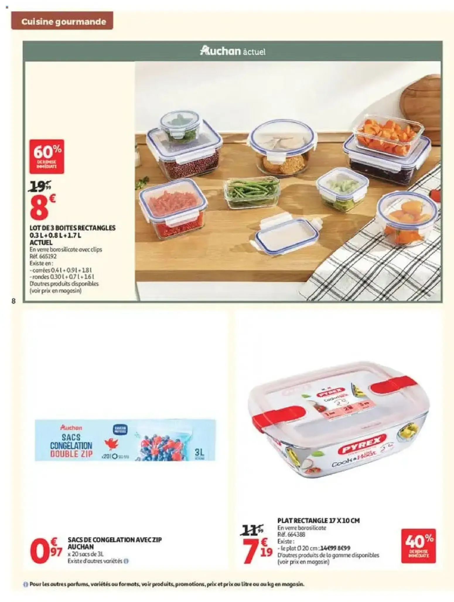 Auchan Cuisine gourmande supers à partir du 22/09/2026 - promo en ligne du 22 septembre au 3 octobre 2026 - Catalogue page 8