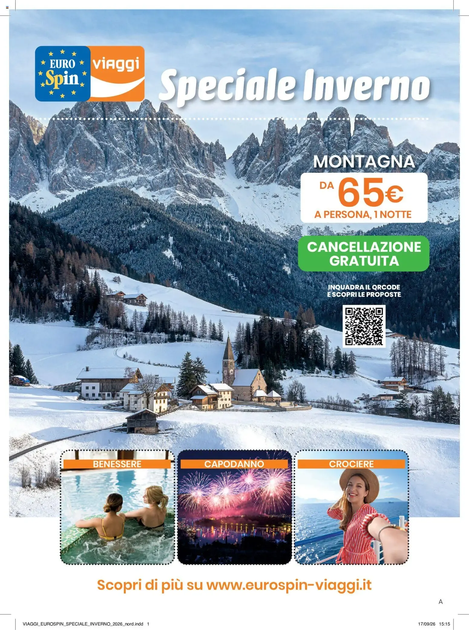 Euro Spin Viaggi: Speciale Inverno da 17 settembre a 31 dicembre di 2026 - Pagina del volantino 1