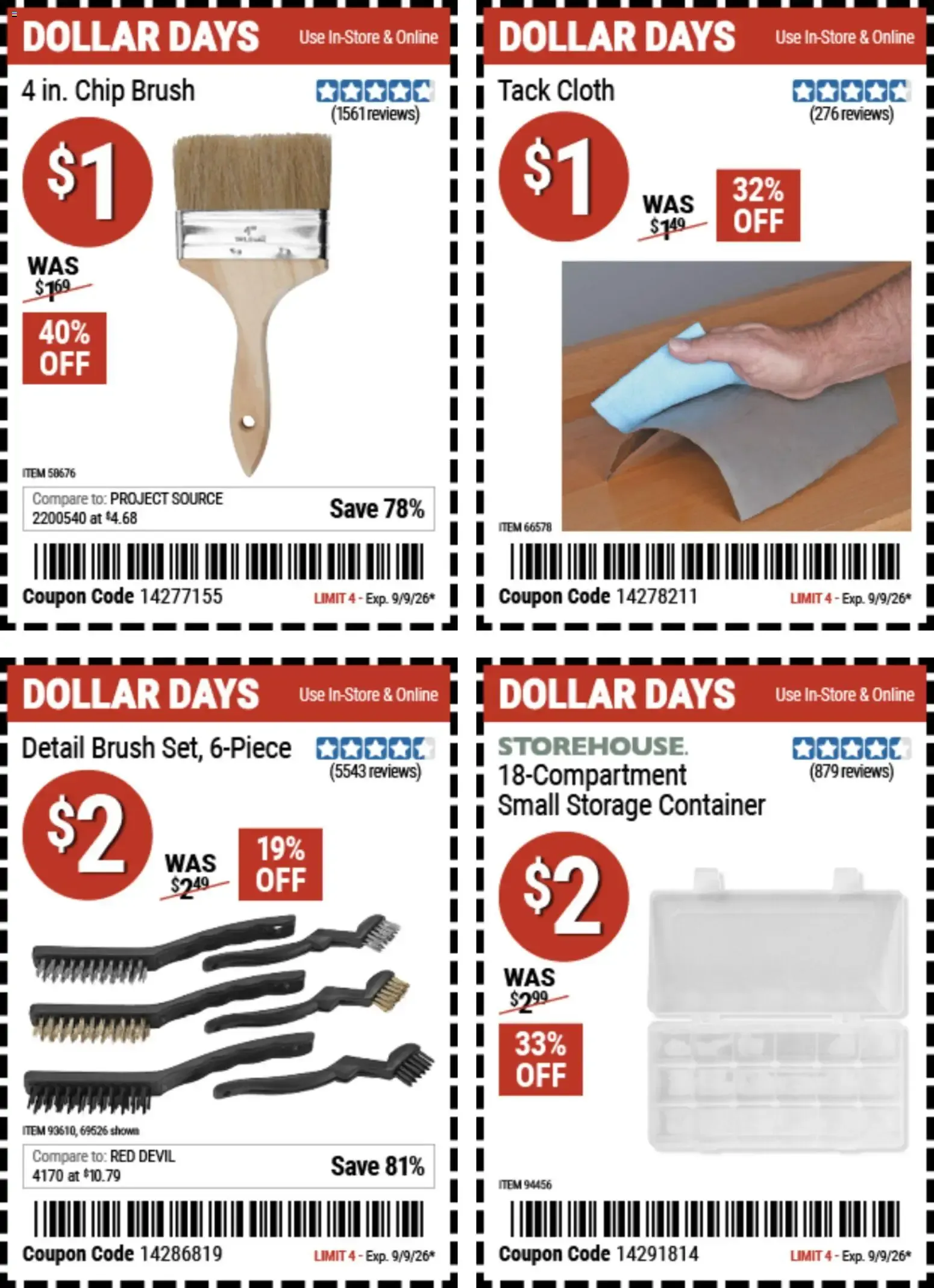Weekly ad Harbor Freight Dollar Days (08/27 - 09/09 2026) - Flyer from August 27 to September 9 2026 - Page 5
