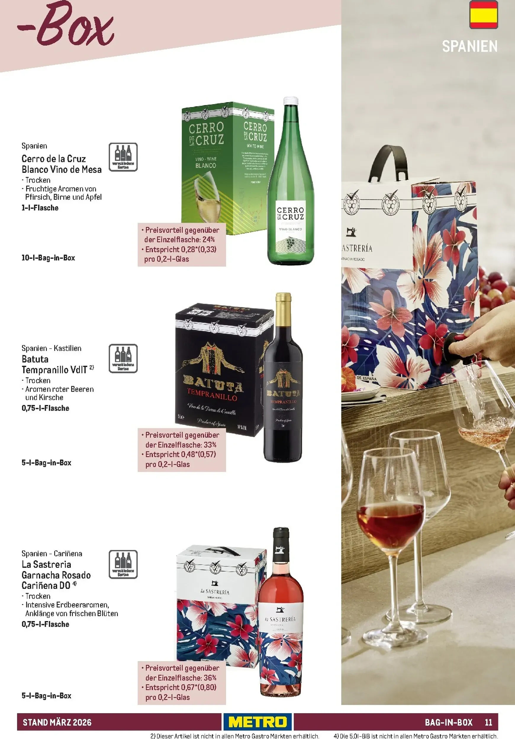 Sortimentskatalog Hauswein: Für jeden Anlass der passende Tropfen von 1. März bis 31. Dezember 2026 - Prospekt seite 11