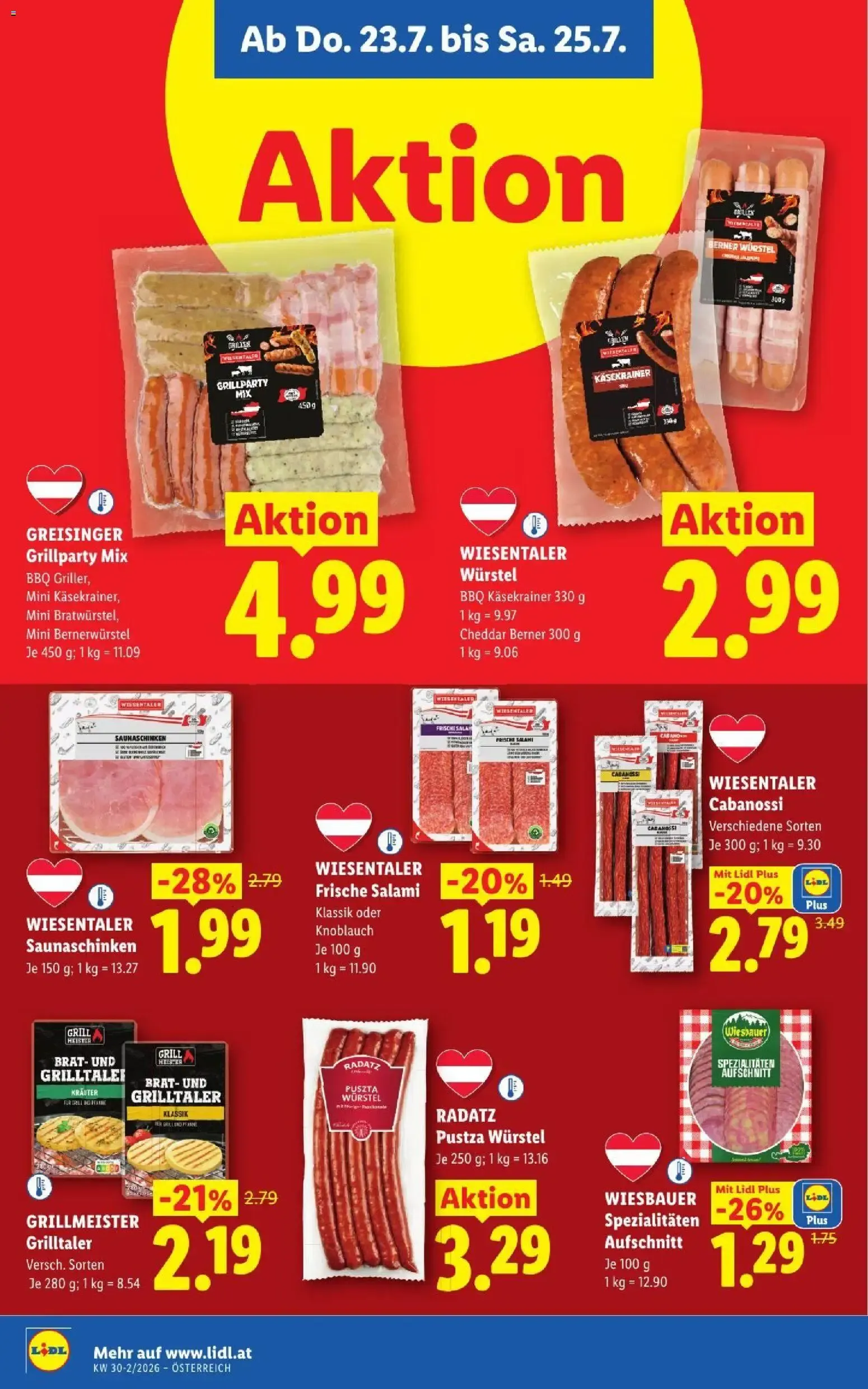 Lidl - Flugblatt ab 23.07.2026 - Angebote ab donnerstag von 23. Juli bis 25. Juli 2026 - Flugblätt seite  10