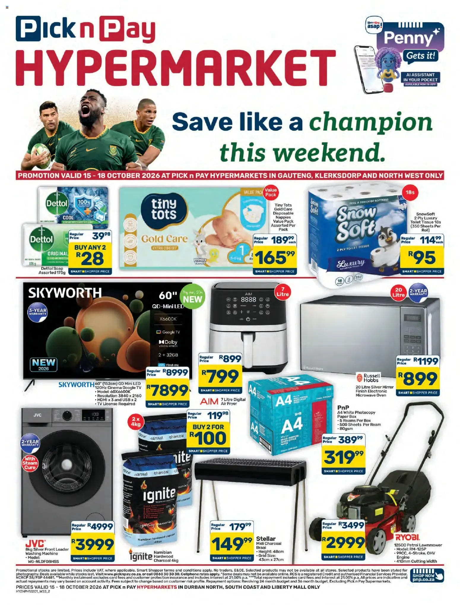 Pick n Pay KwaZulu-Natal - Hypermarket Weekend Specials (15/10/2026 - 18/10/2026) Online from 15 October to 18 October 2026 - Catalogue Page 2