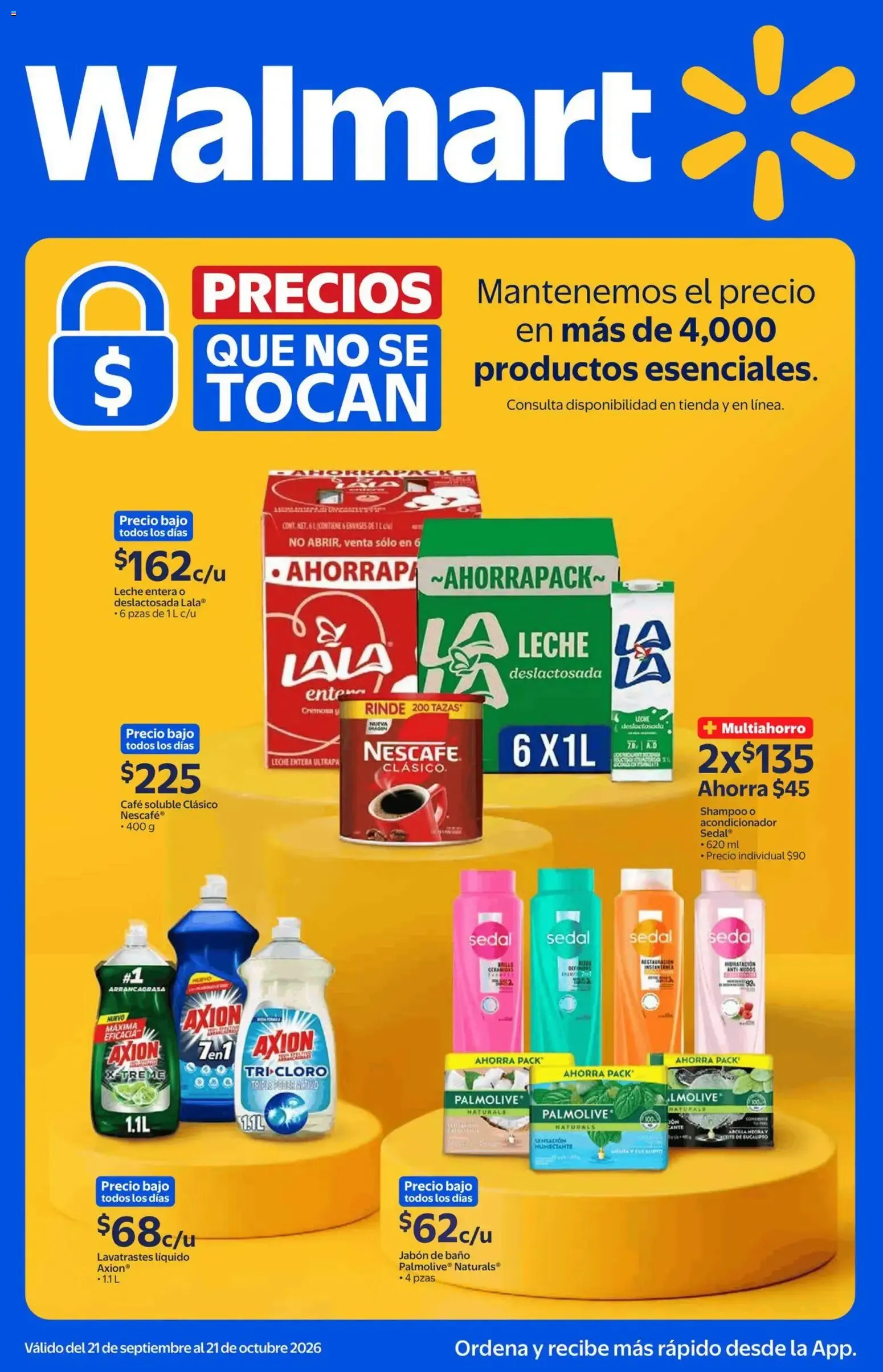Catálogo de Walmart folleto Precios que no se tocan (21/09/2026 - 21/10/2026) - catálogo en línea 21 de septiembre al 21 de octubre 2026 - Pagina 1