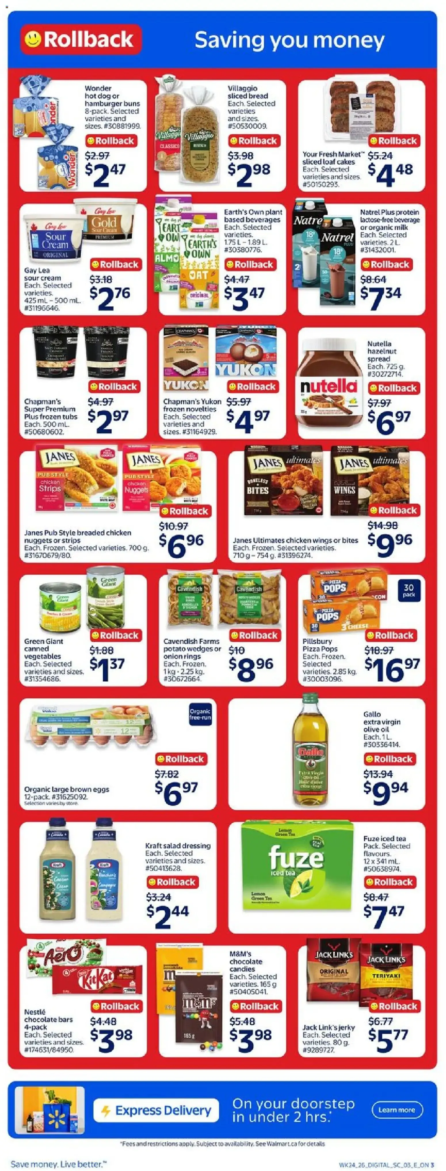 Walmart weekly flyer from Jul 9, 2026 > weekly specials & deals from July 9 to July 15 2026 - flyer page 6