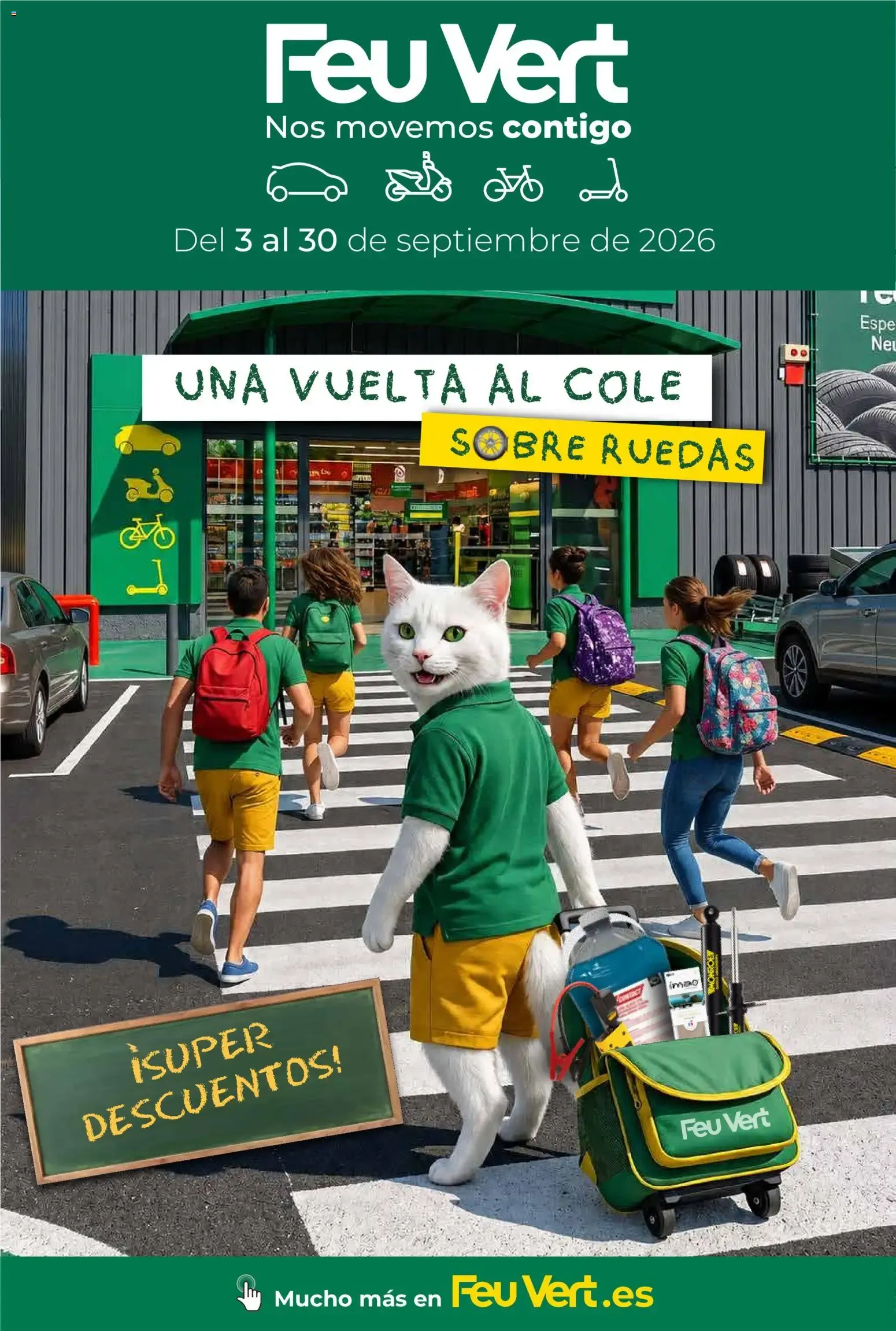 Catálogo de Feu Vert: Una vuelta al cole sobre ruedas 3 de septiembre al 30 de septiembre 2026 - Página 1