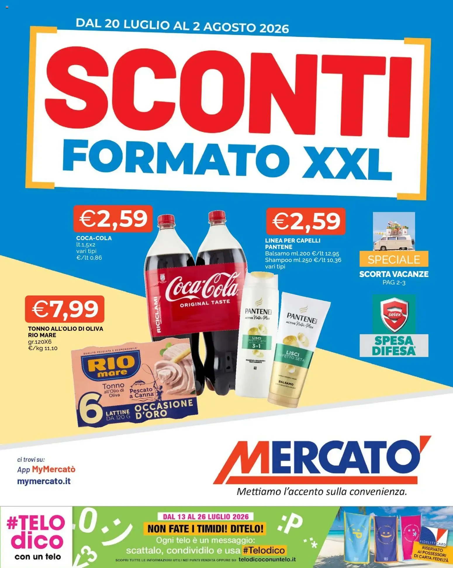 Mercatò volantino dal 20/07/2026 - online Offerte