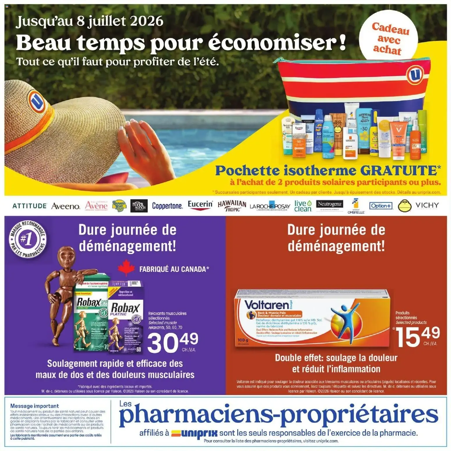 Uniprix - Circulaire hebdomadaire - QC from Jun 25, 2026 > weekly specials & deals from June 25 to July 1 2026 - flyer page 7