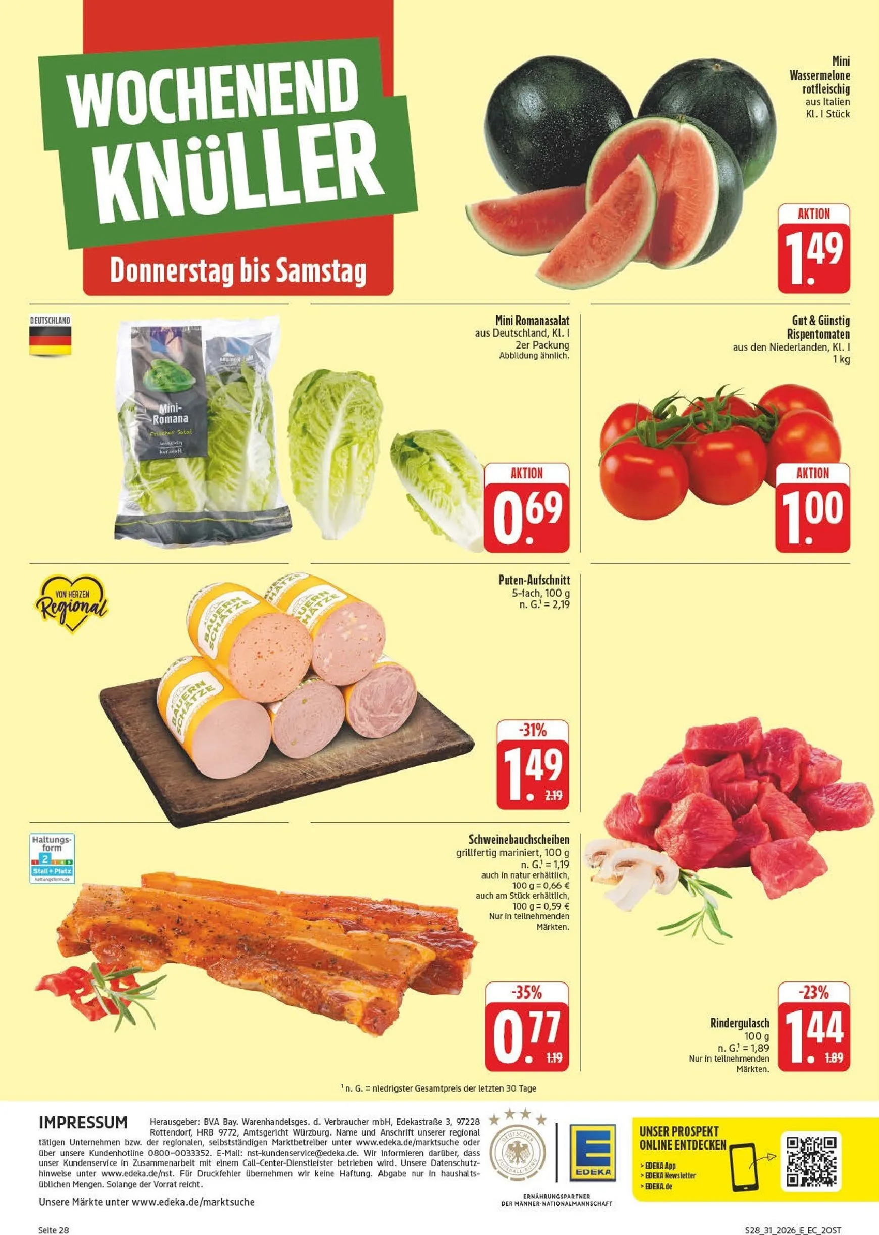 Edeka - Potrzebski Prospekt – von Montag 27.07.2026 bis Samstag 01.08.2026 von 27. Juli bis 1. August 2026 - Prospekt seite 38
