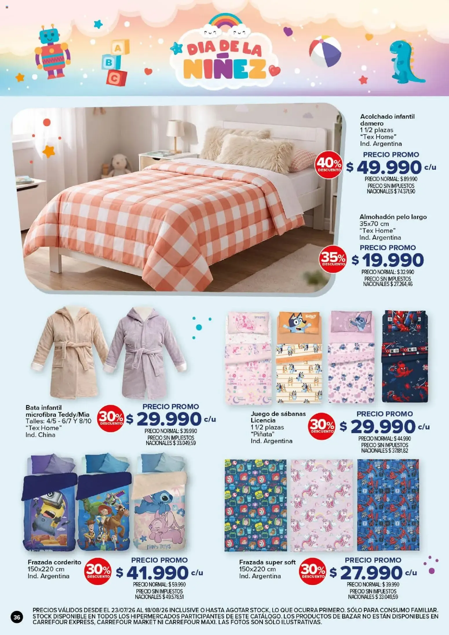 Ofertas de Carrefour - Dia de la Niñez || del 23/07/2026 - 19/08/2026 || Promociones 23 de julio al 18 de agosto 2026 - Página 36 del catálogo
