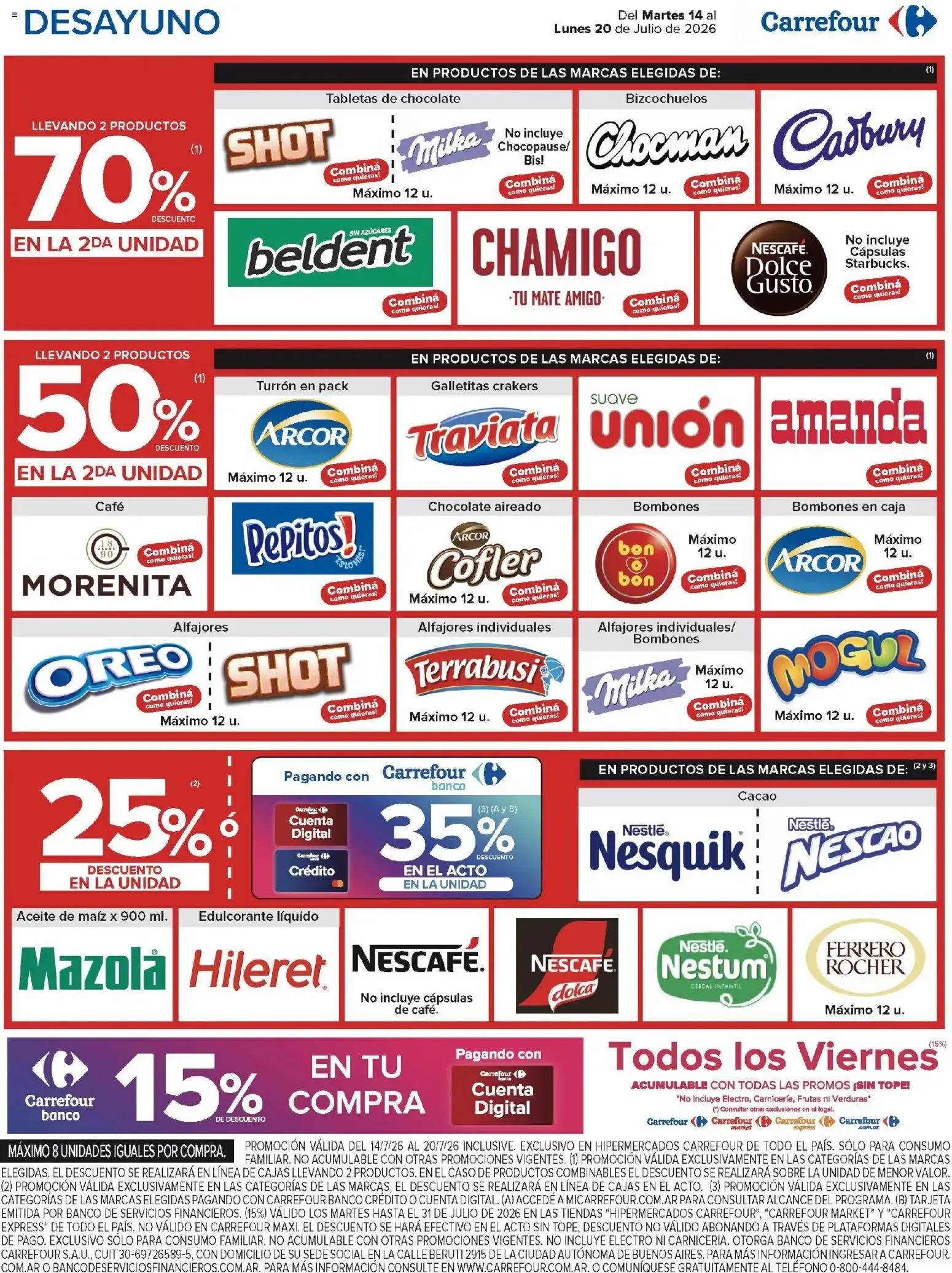 Ofertas de Carrefour ofertas || del 14/07/2026 - 20/07/2026 || Promociones 14 de julio al 20 de julio 2026 - Página 12 del catálogo