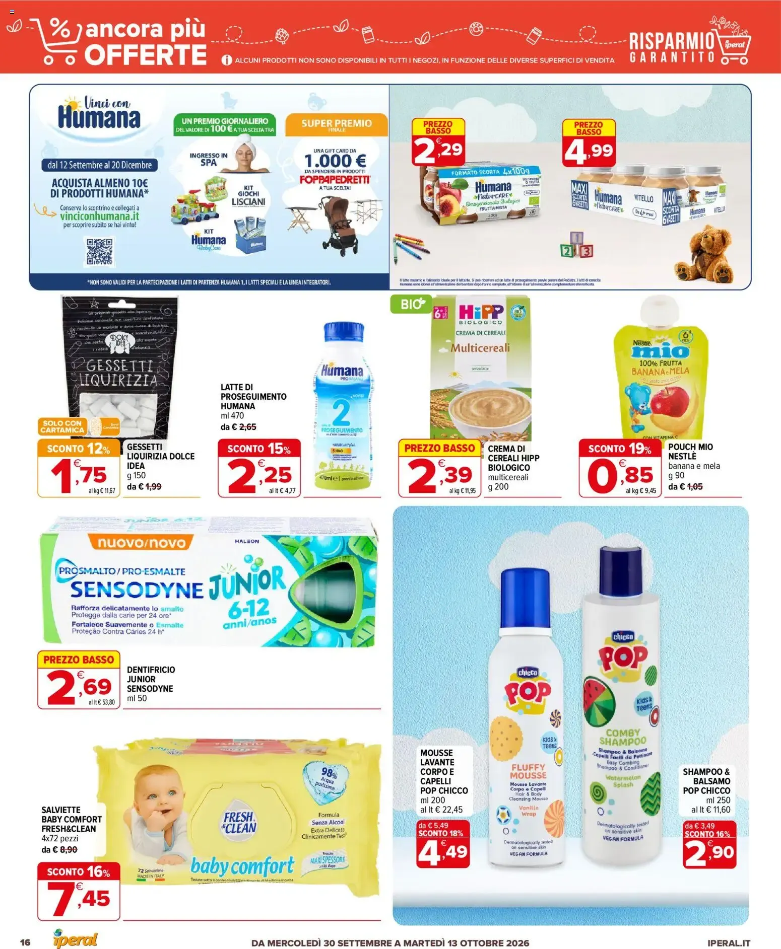 Nuovo Iperal volantino Ancora Più Offerte dal 30/09/2026 > offerte anteprima 🛍️ da 30 settembre a 13 ottobre di 2026 - Pagina del volantino 16