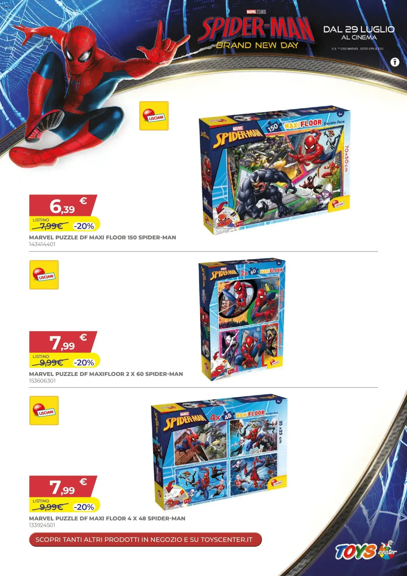 Toys Center Film Festival -20% en productos Spider-Man da 21 luglio a 3 agosto di 2026 - Pagina del volantino 9