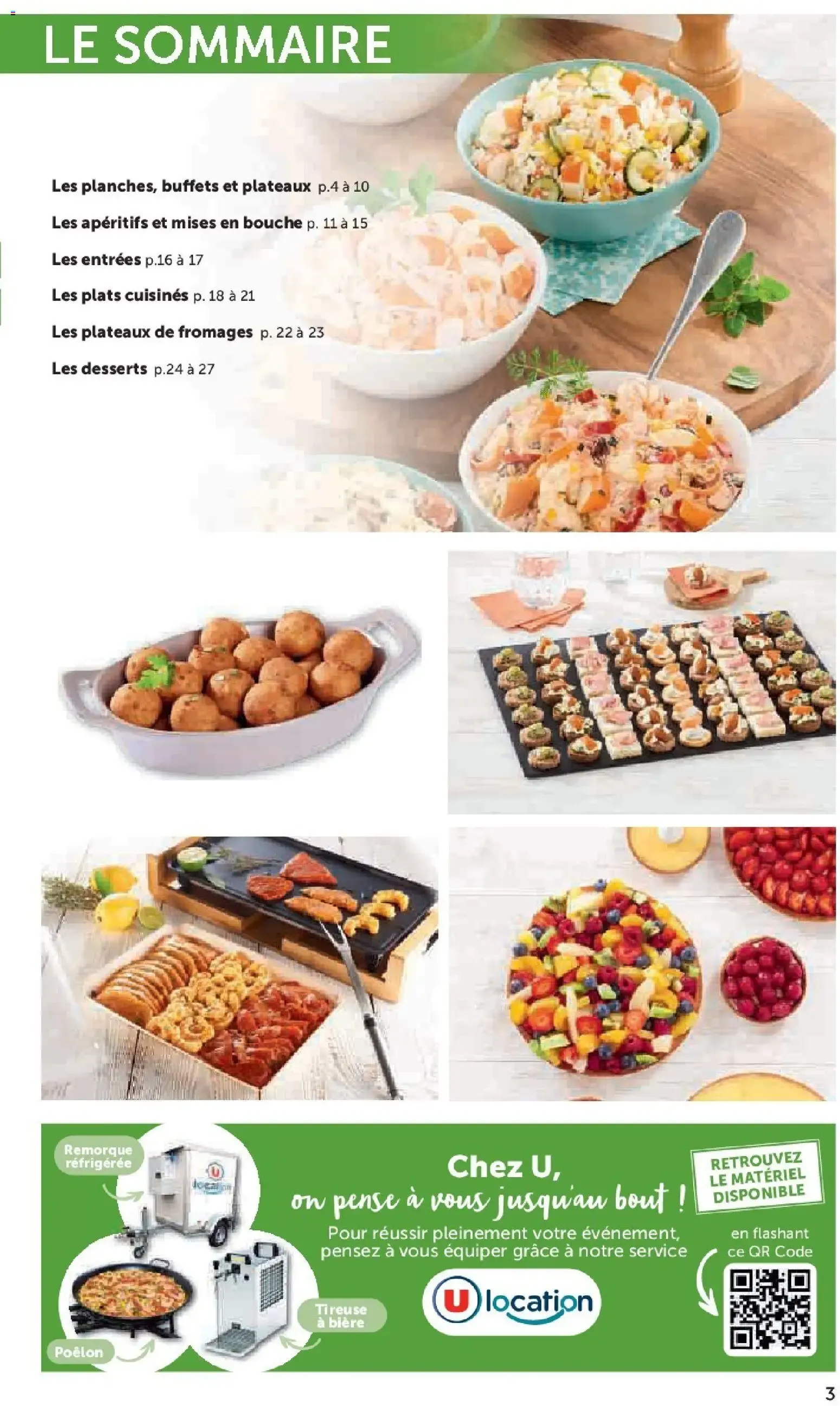 U traiteur - La Carte Printemps-Été du 3 mars au 4 octobre 2026 - Catalogue page 3
