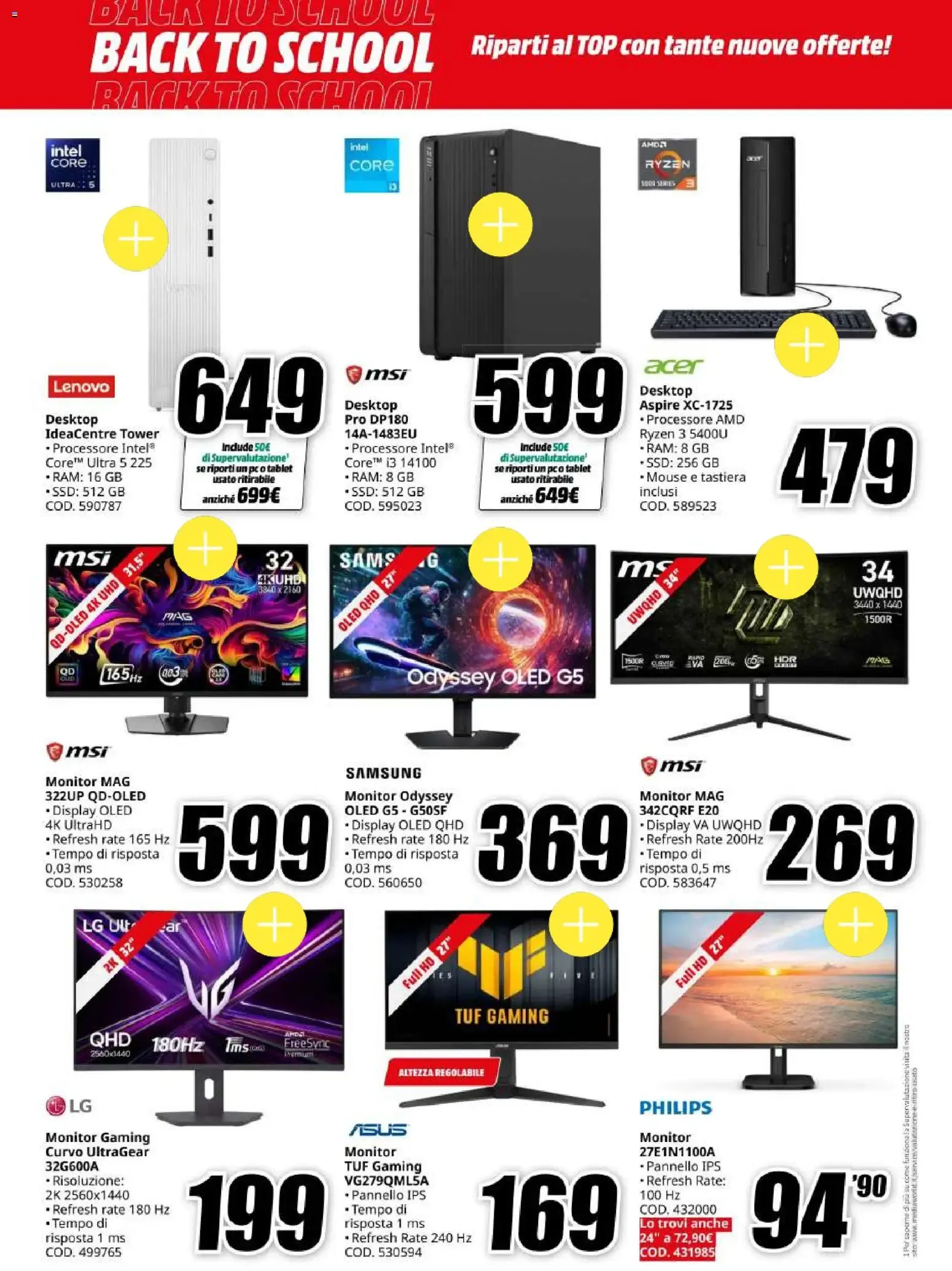 Media World: BACK TO SCHOOL - Ofertas de regreso a clases da 1 settembre a 13 settembre di 2026 - Pagina del volantino 12