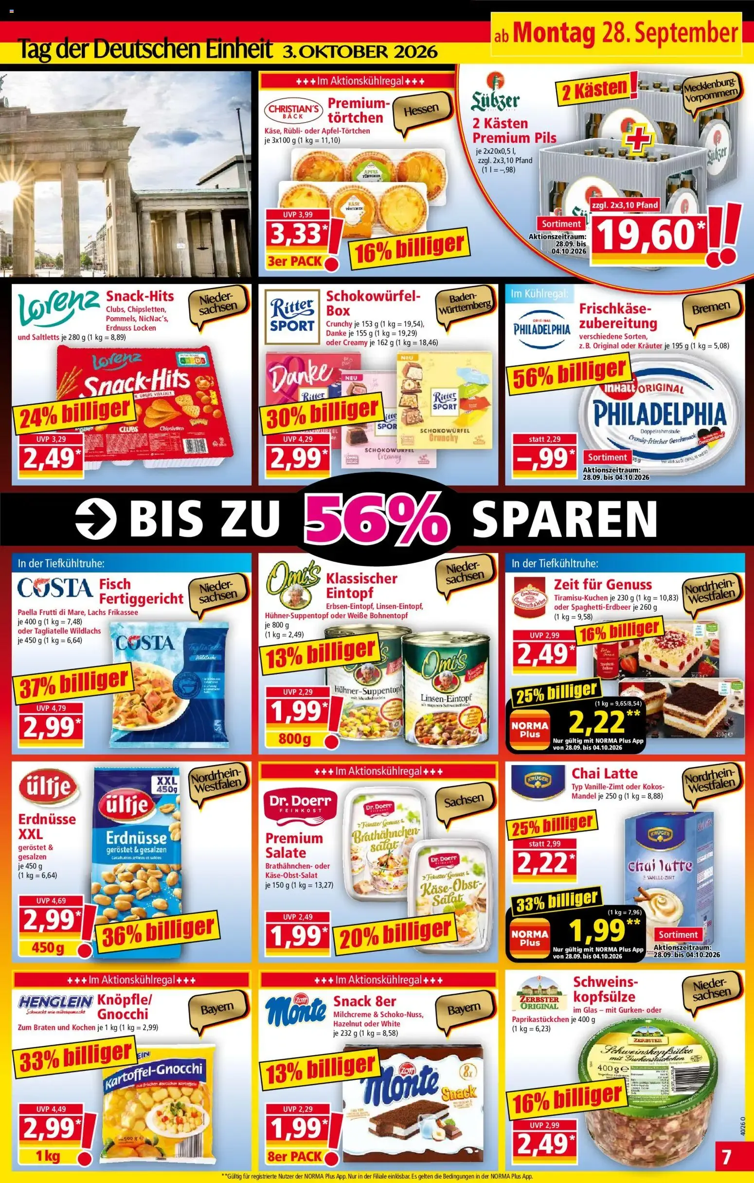 NORMA - Mehr fürs Geld von 28. September bis 4. Oktober 2026 - Prospekt seite 7