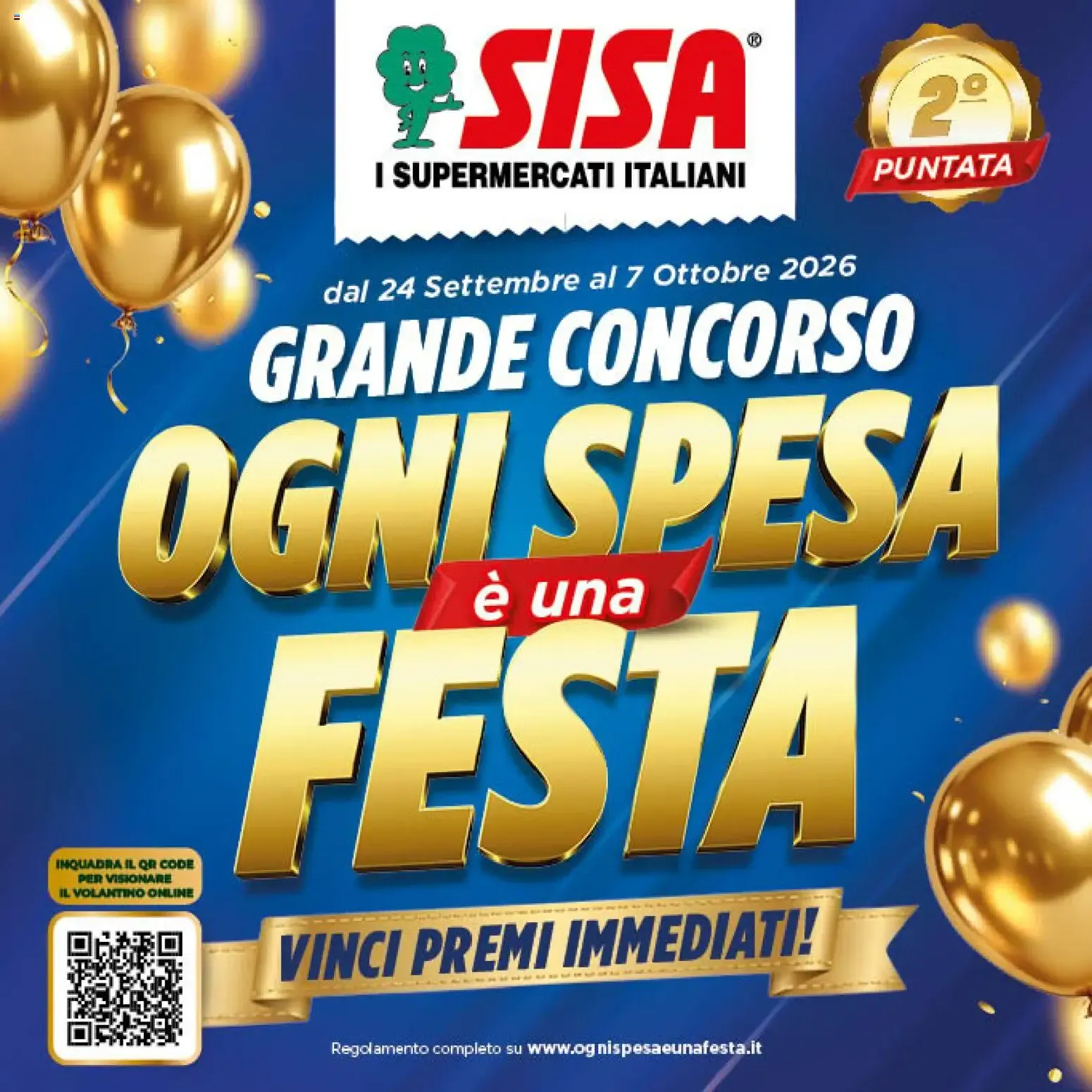 SISA - Grande Concorso: Ogni Spesa è una Festa da 24 settembre a 7 ottobre di 2026 - Pagina del volantino 1