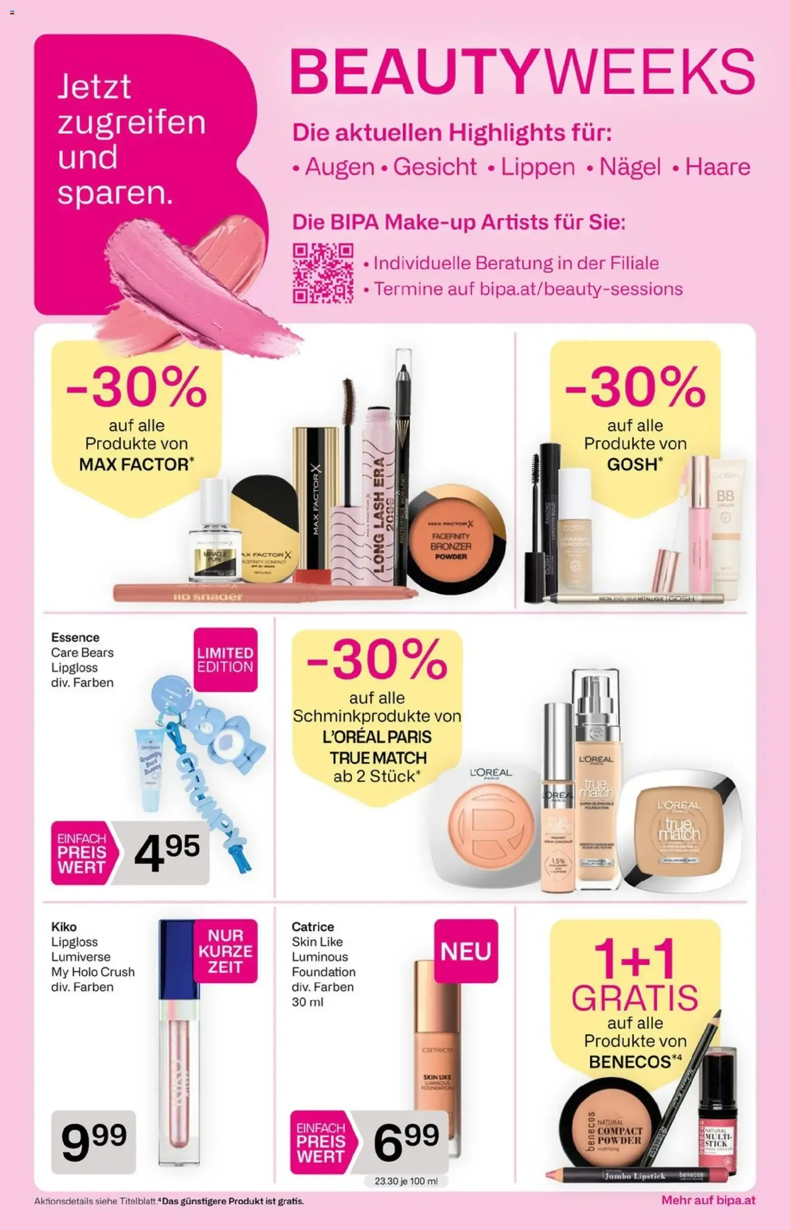 BIPA BEAUTY WEEKS von 1. Oktober bis 14. Oktober 2026 - Flugblätt seite  2