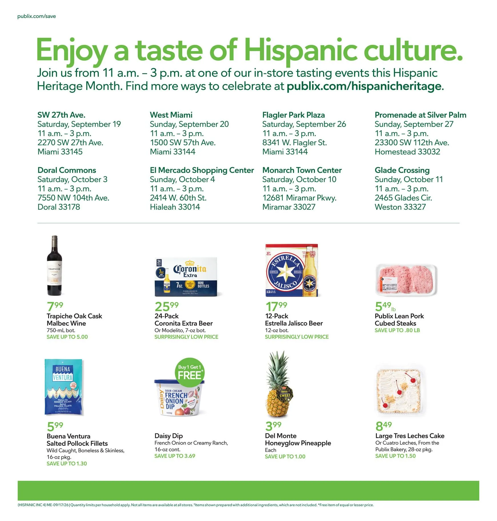 Weekly ad Explore the flavors of Hispanic Heritage Month. from September 17 to September 23 2026 - Page 4