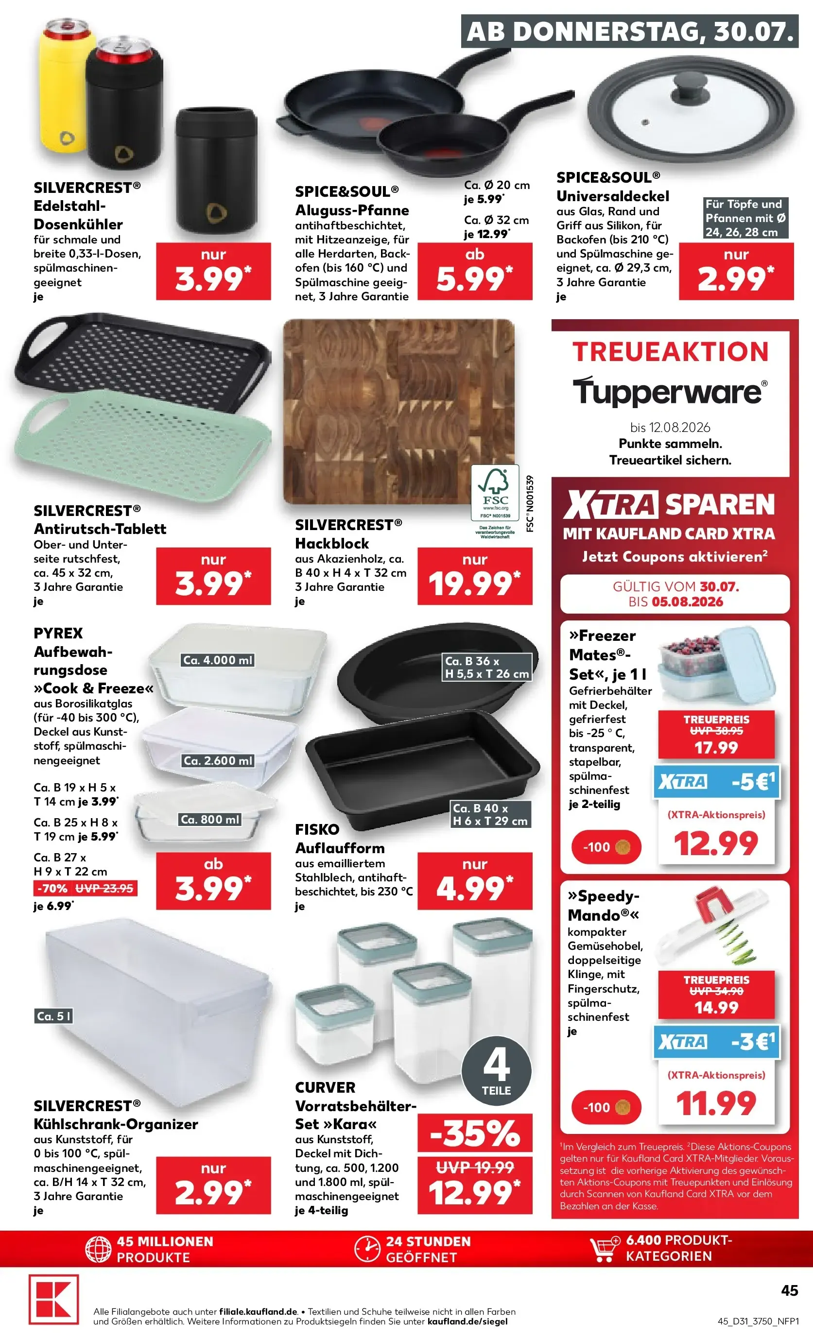Prospekt Kaufland ab 30.07.2026 » Angebote Online zum Blättern von 30. Juli bis 5. August 2026 - Prospekt seite 45