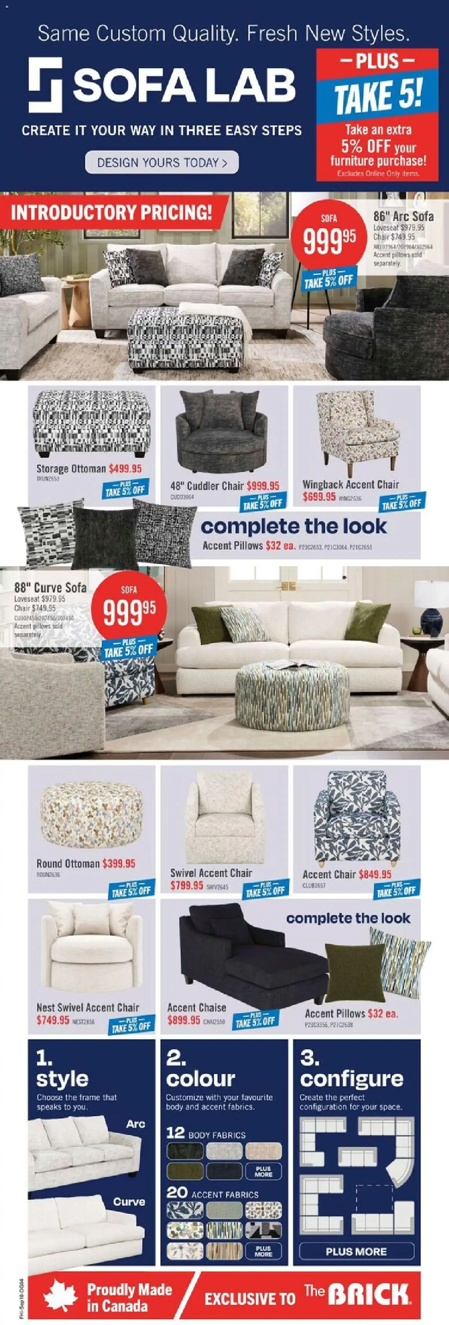The Brick - Tent Sale Specials: Saving You More from September 18 to September 24 2026 - flyer page 7